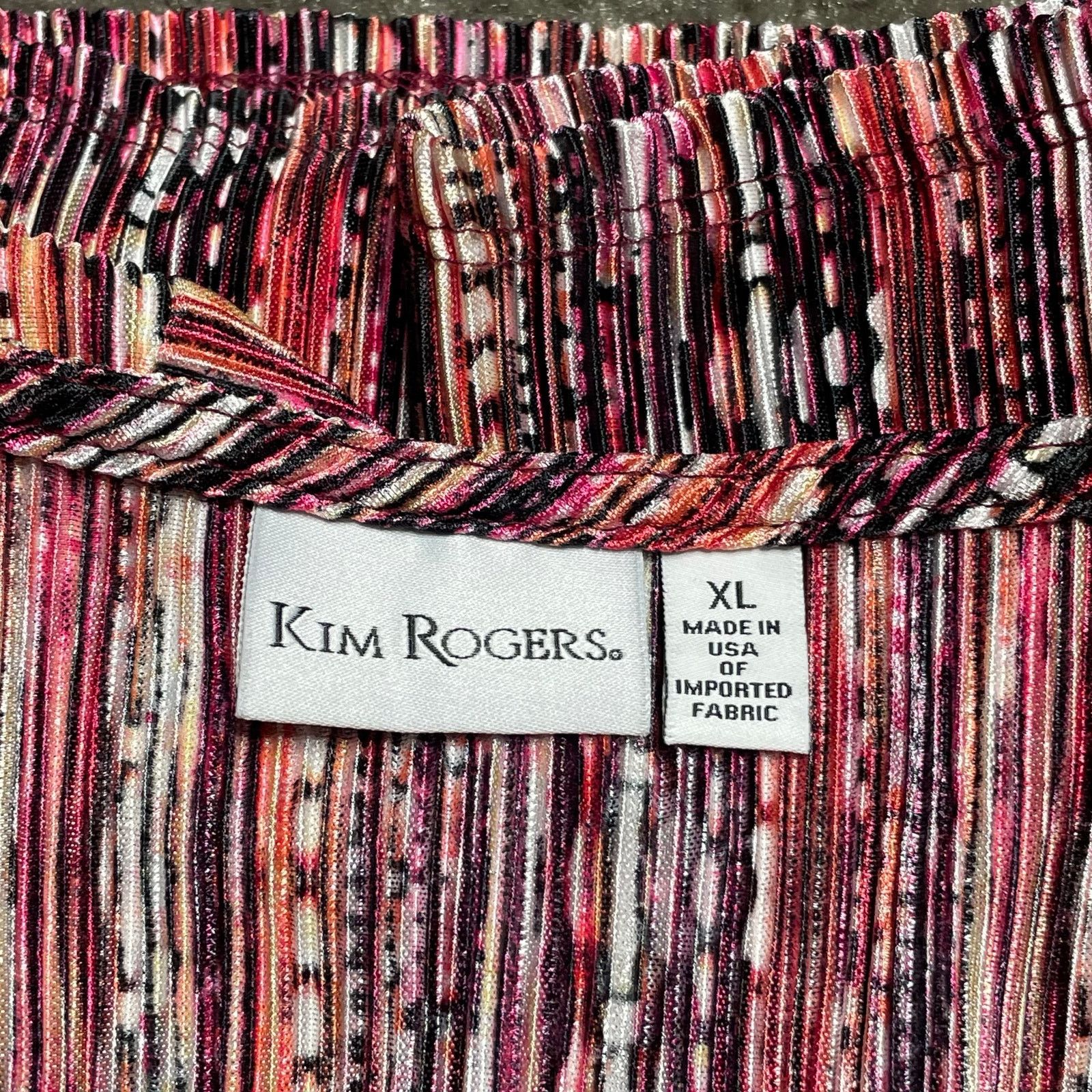 Other Kim Rogers Striped Layered Top Size XL / US 12-14 / IT 48-50 - 2 Thumbnail