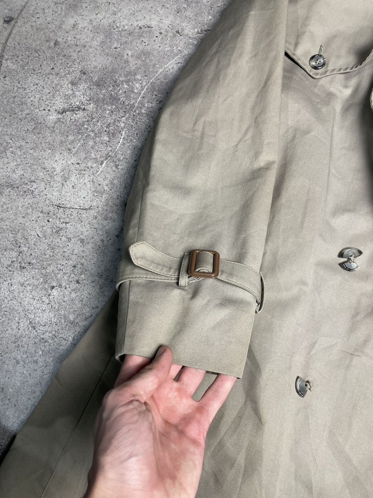 Christian Dior Monsieur Vintage Christian Dior Monsieur Trench Coat 44 R Size 44R - 7 Thumbnail
