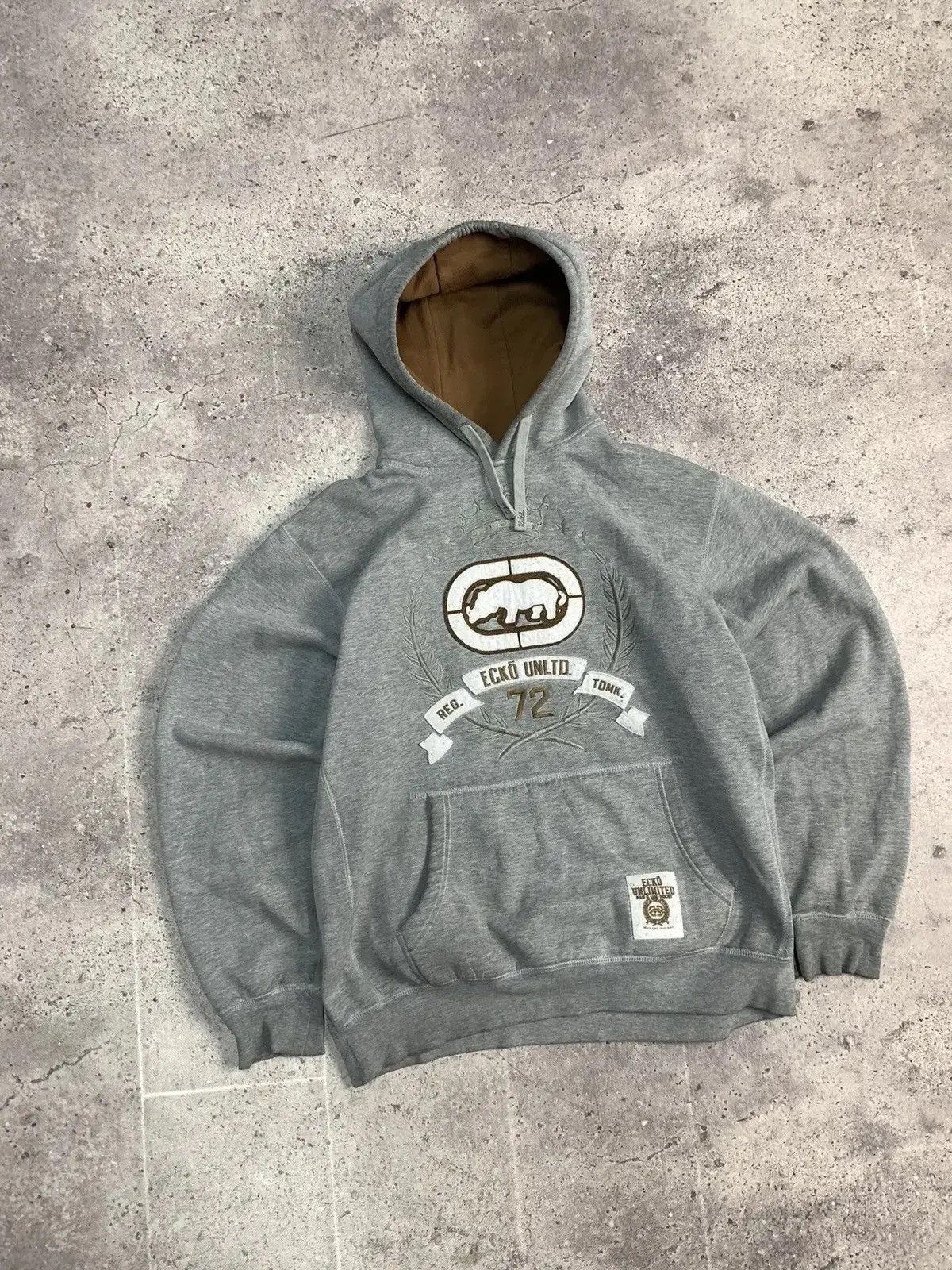 Japanese Brand × Vintage Vintage Hoodie Ecko street wear sk8 y2k faded Size US XL / EU 56 / 4 - 4 Thumbnail