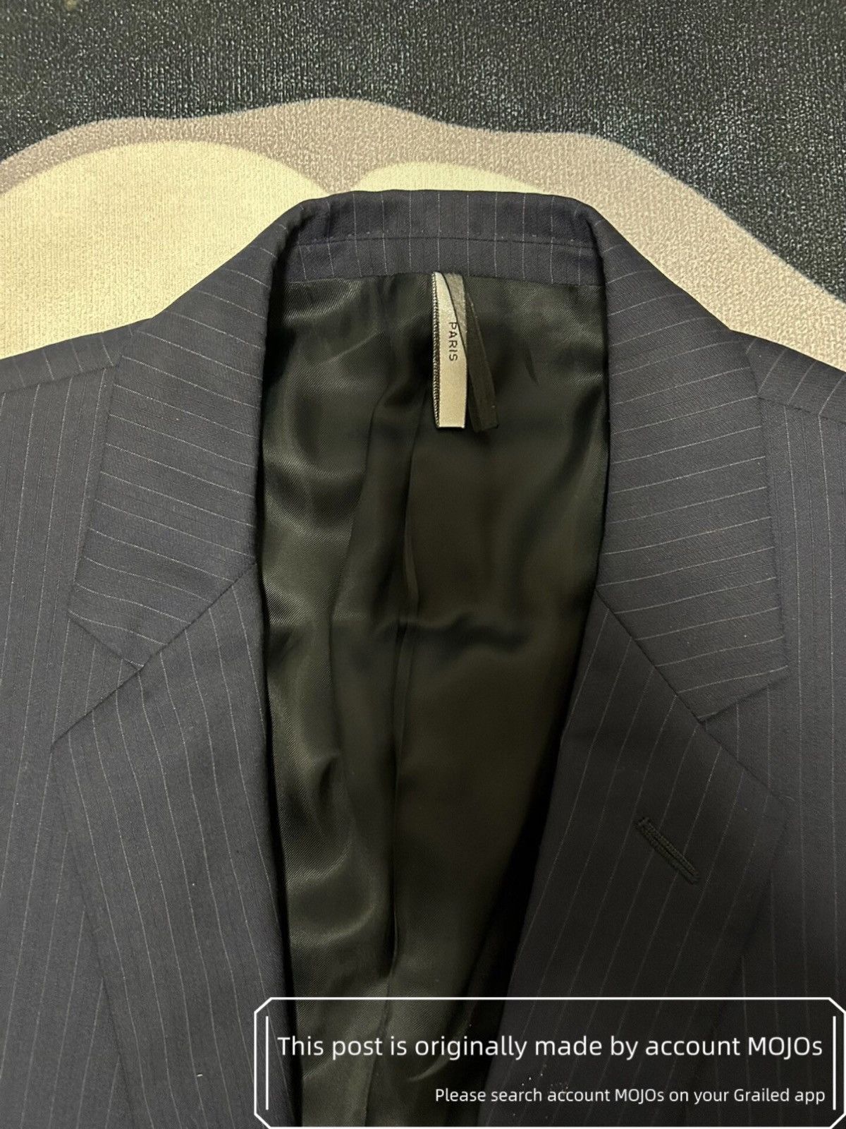 Dior Sz 48 Doir Classic Thin Line Stripe Blazer mojos2204 Size US M / EU 48-50 / 2 - 2 Thumbnail
