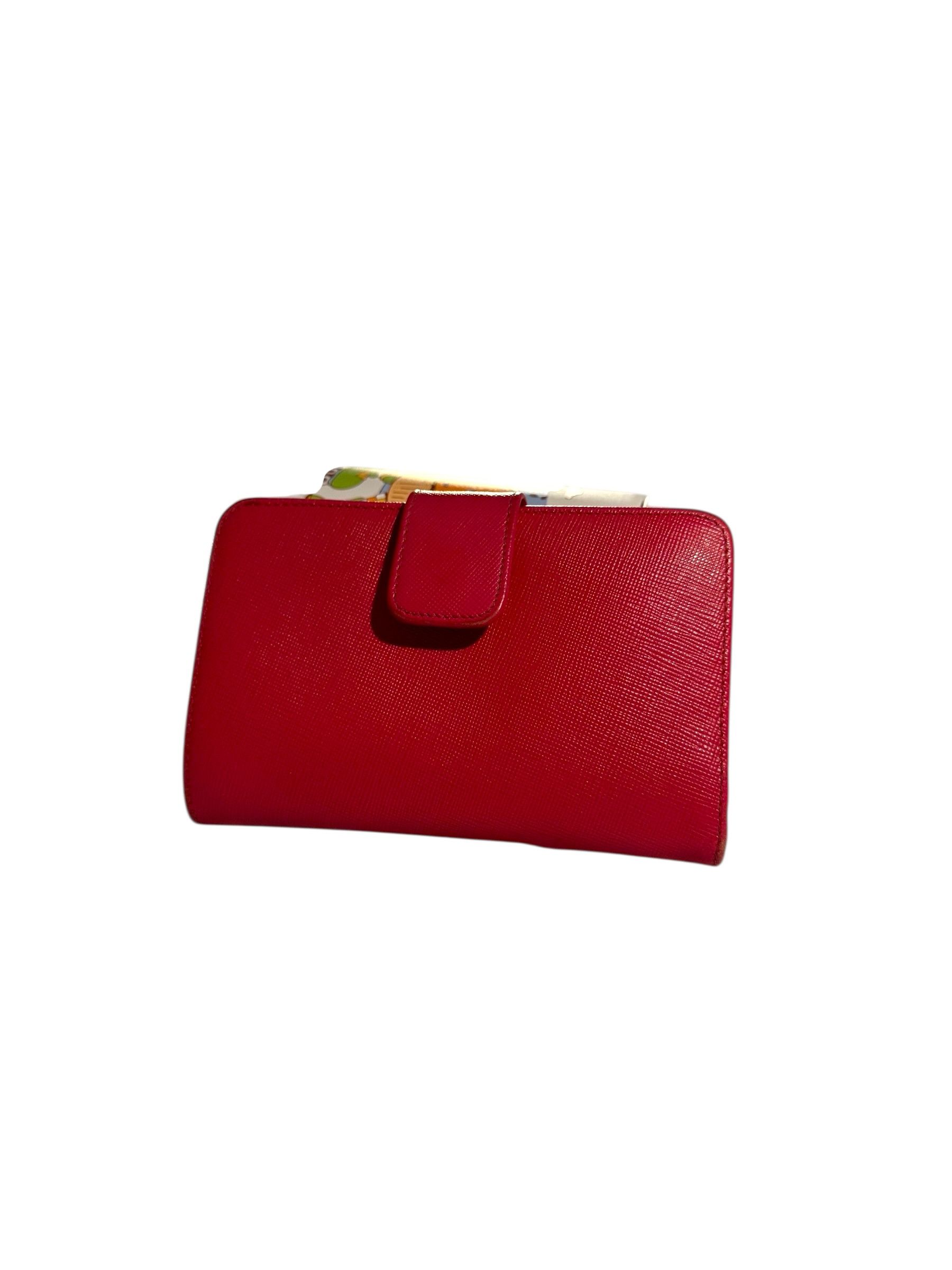Prada Vintage Prada Saffiano Compact Wallet Size ONE SIZE - 2 Thumbnail