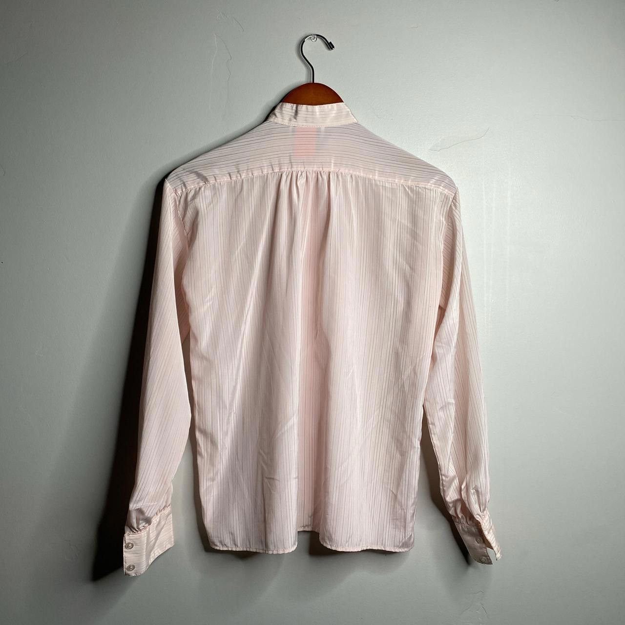 Vintage 90s Vintage Pink Blouse Size 3 Size M / US 6-8 / IT 42-44 - 3 Thumbnail