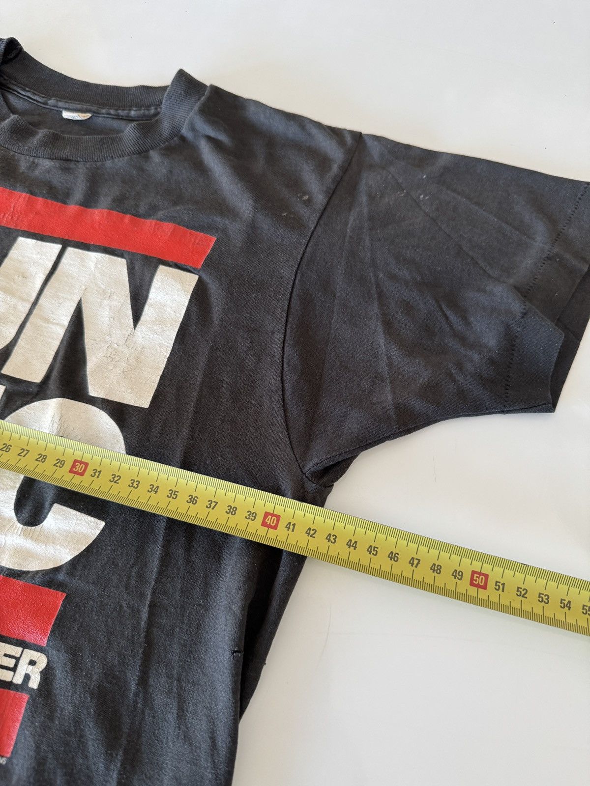 RUN DMC *RARE* VINTAGE 80s 1989 RUN DMC US TOUR TOUGHER THAN LEATHER Size US M / EU 48-50 / 2 - 10 Thumbnail