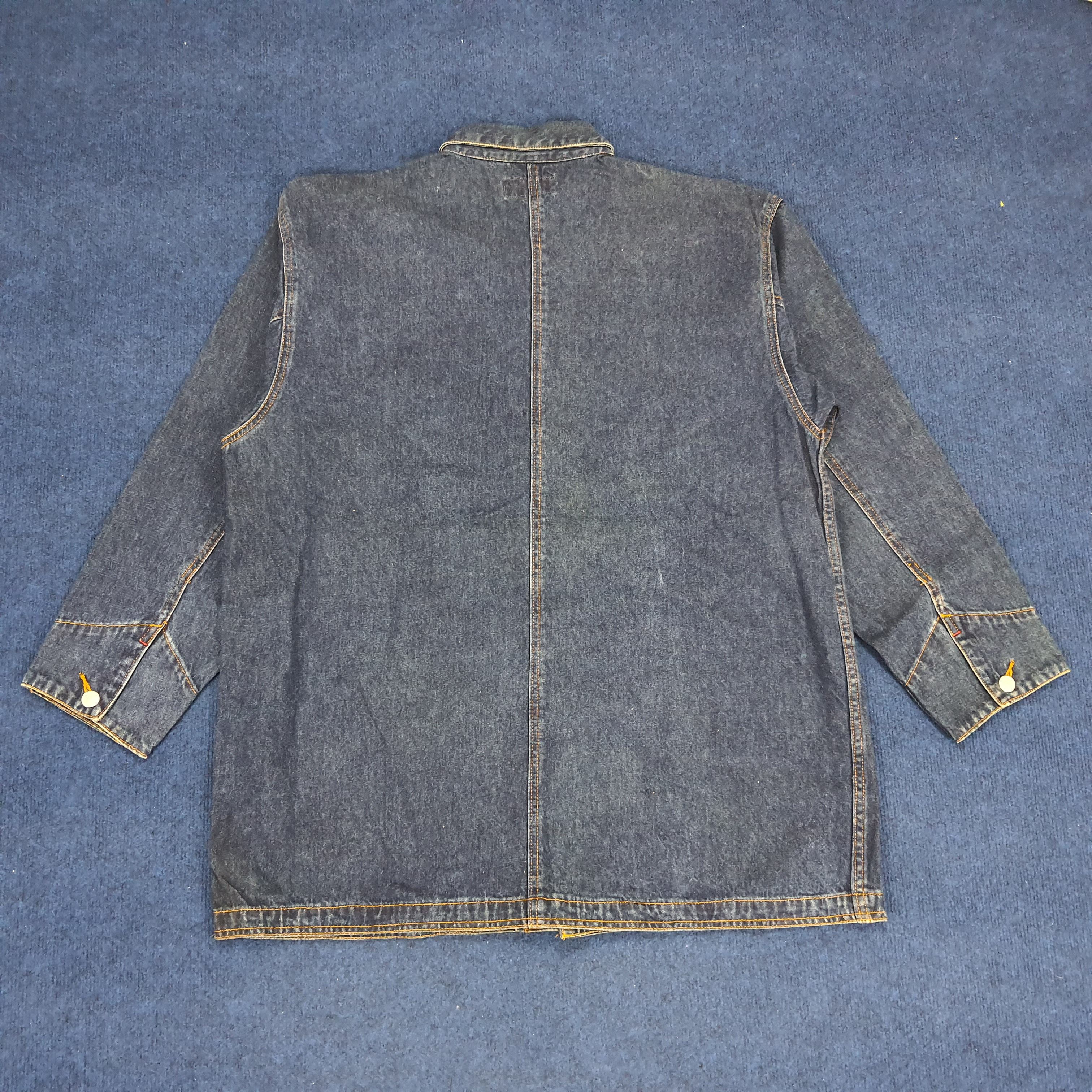 Vintage Vintage Polo Works Denim Jacket Size US L / EU 52-54 / 3 - 3 Thumbnail