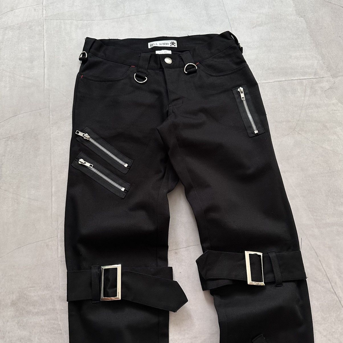 Hysteric Glamour × Undercover Gothic Hell Bunny Bondage Zip Eyelets Pants Jeans Mad Punk Size 27" / US 4 / IT 40 - 2 Thumbnail