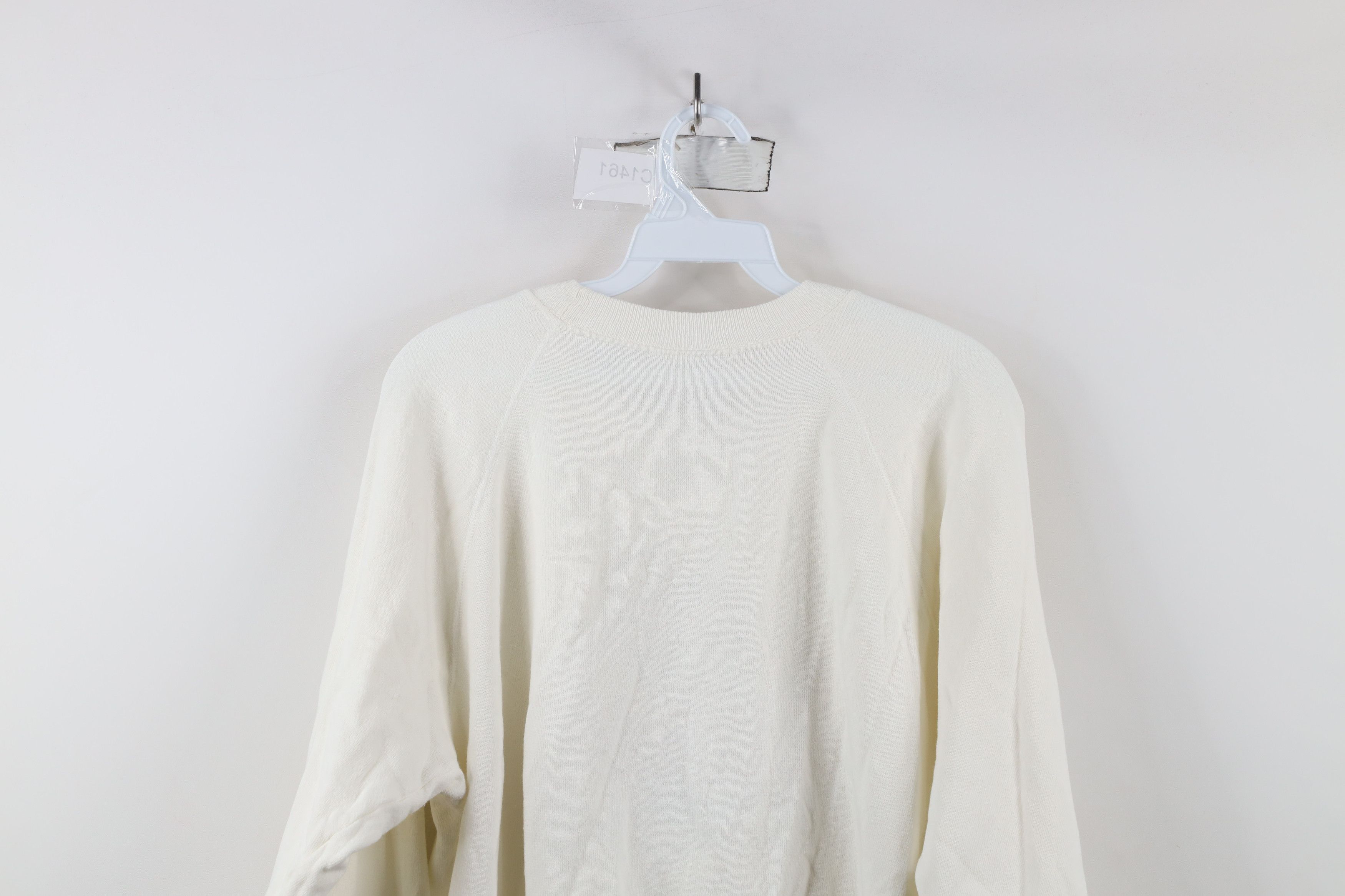 Vintage Vintage 80s Streetwear Computers Nerd Sweatshirt White Size US L / EU 52-54 / 3 - 11 Thumbnail
