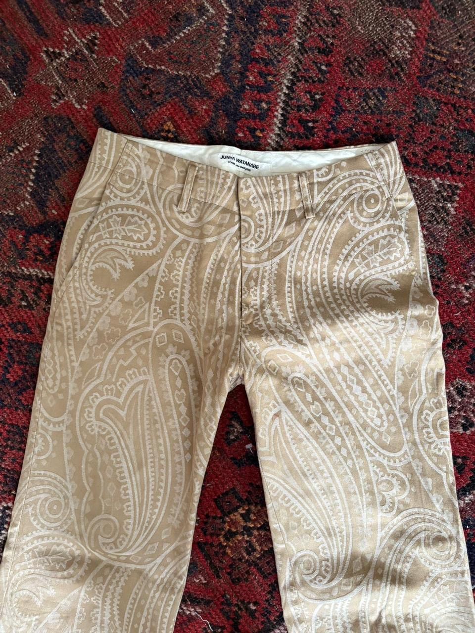 Junya Watanabe paisley trousers Size 26" / US 2 / IT 38 - 2 Thumbnail