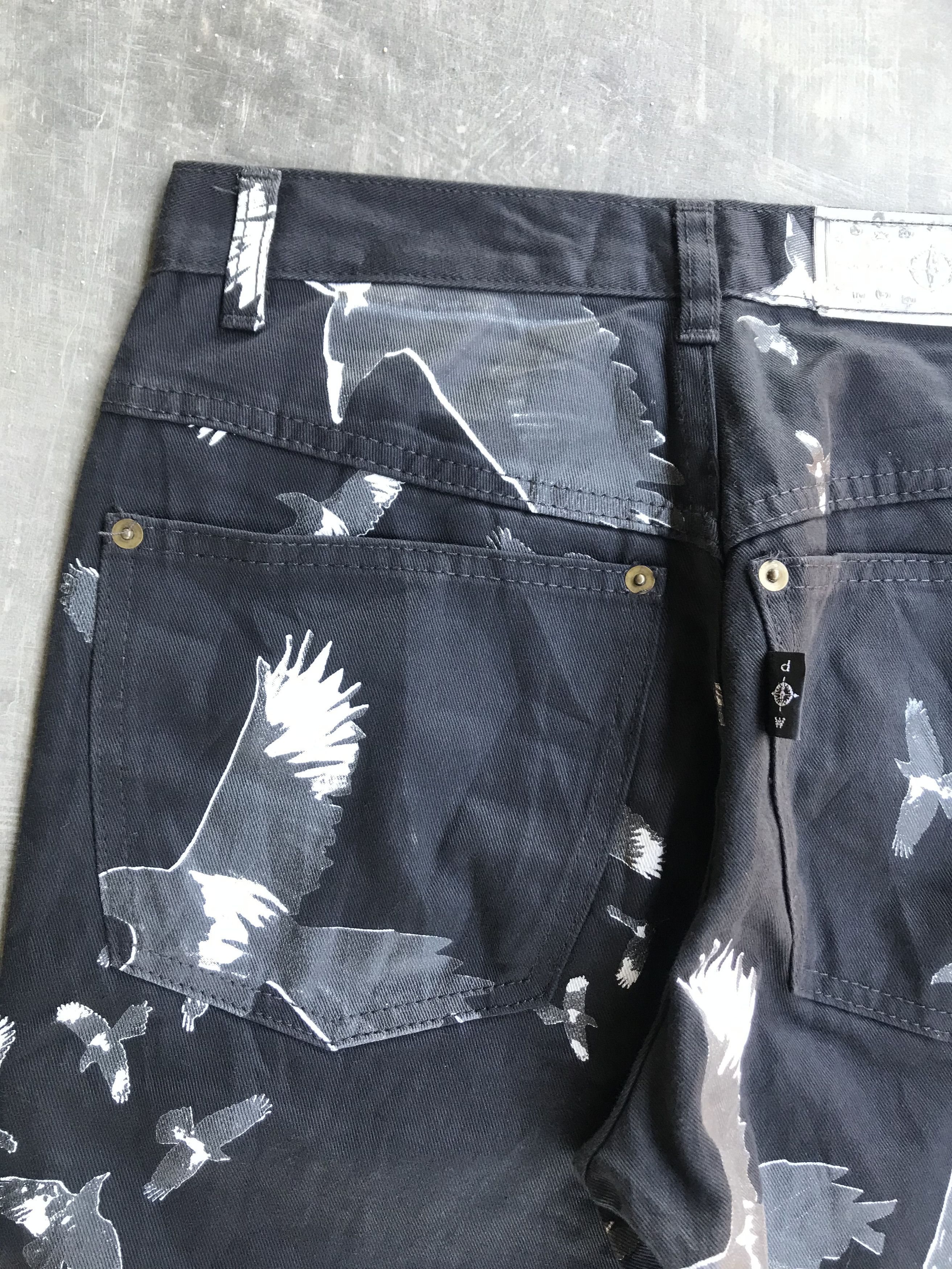 Dexter Wong 90s Dexter Wong All-Over Flying Birds Print Size US 28 / EU 44 - 17 Thumbnail
