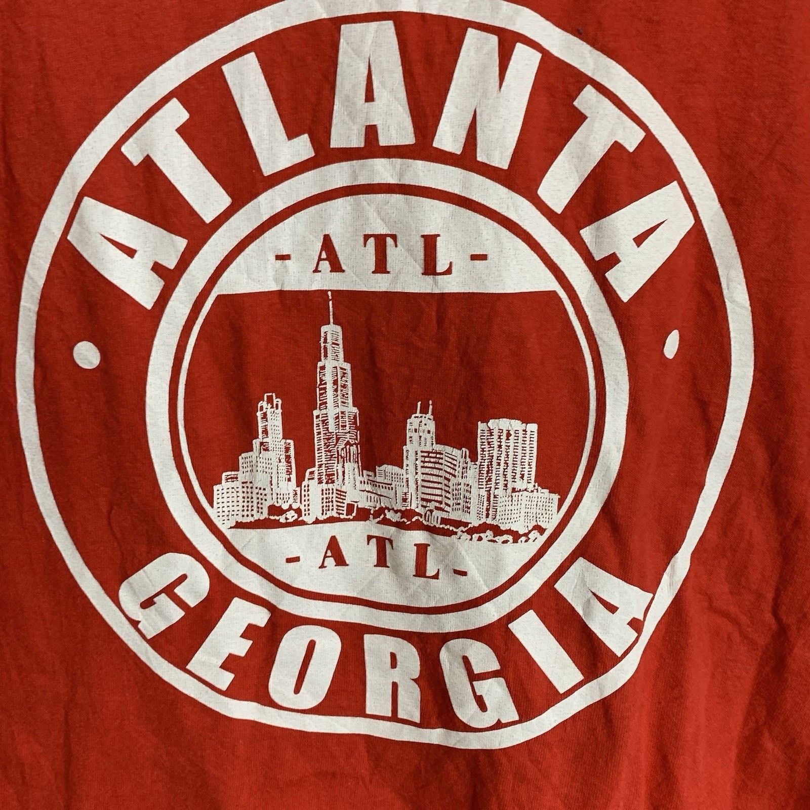 Gildan Atlanta Georgia Graphic T-Shirt Mens Short Sleeve Gildan M Size US M / EU 48-50 / 2 - 6 Thumbnail