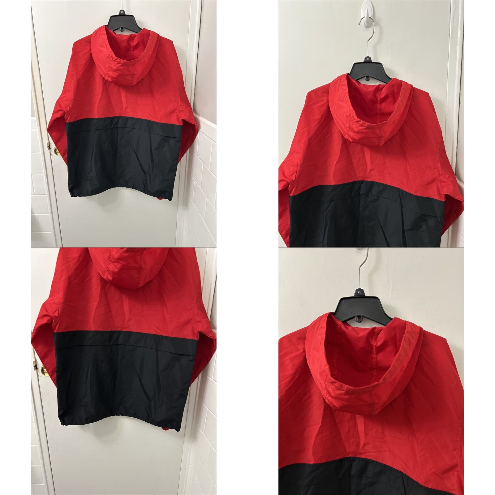 Champion Champion Jacket Windbreaker Mens Small Red Black 1/2 Zip Pockets Water Resistant Zip Pocket Regular Fit Casual Size US S / EU 44-46 / 1 - 8 Thumbnail