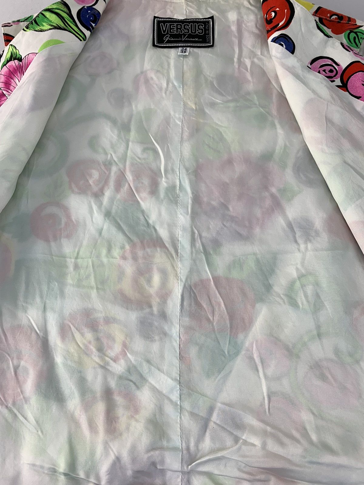 Versace Versus Gianni Versace Floral Over Art Vest Unisex Size S / US 4 / IT 40 - 5 Thumbnail