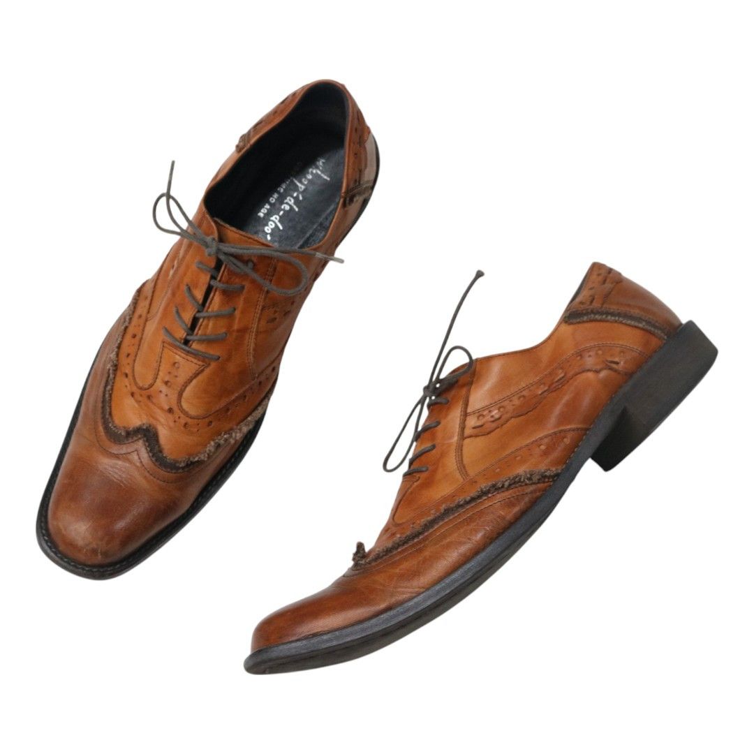 WHOOP DE DOO Leather Wingtip Shoes