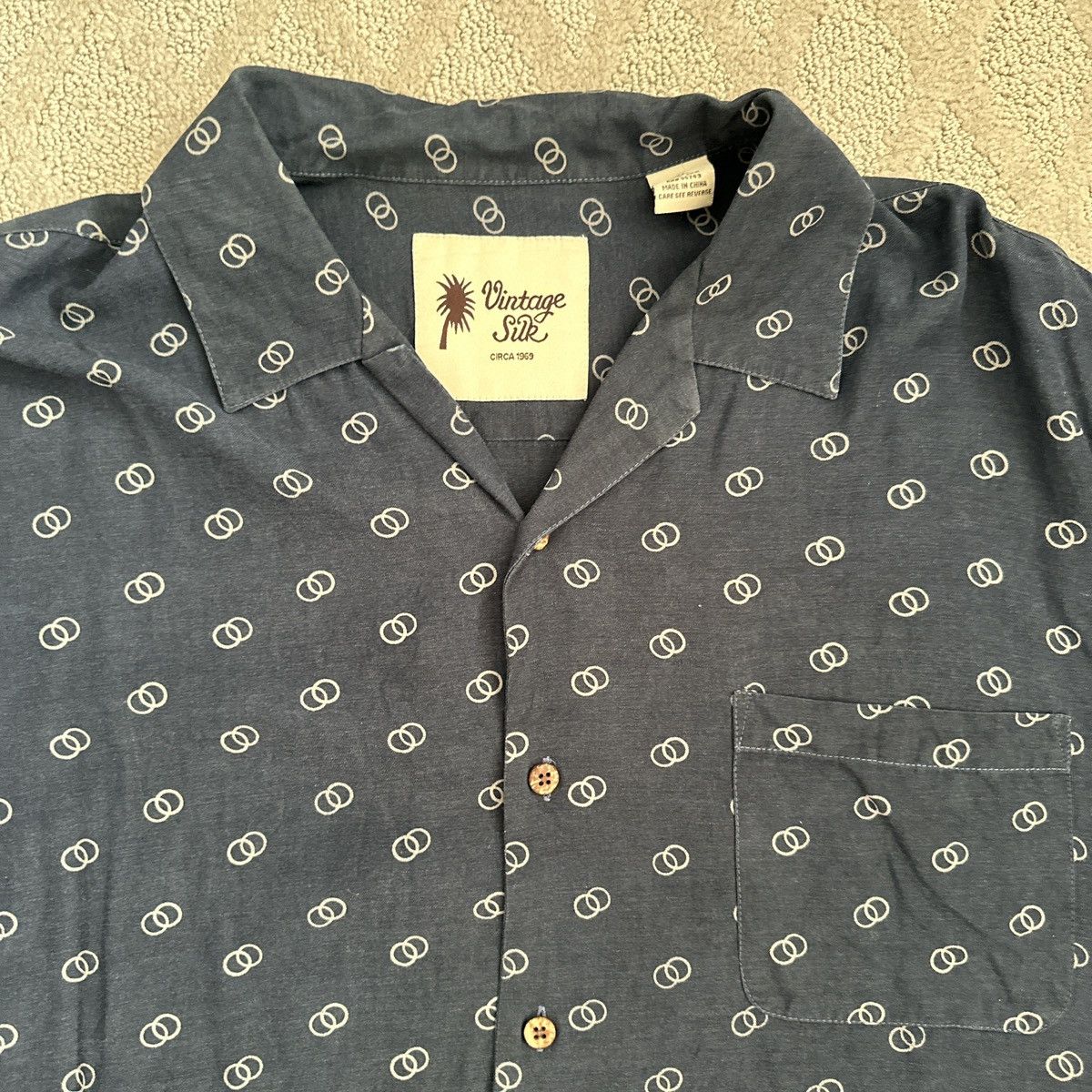 Vintage Button Up Shirt Size US XL / EU 56 / 4 - 2 Thumbnail