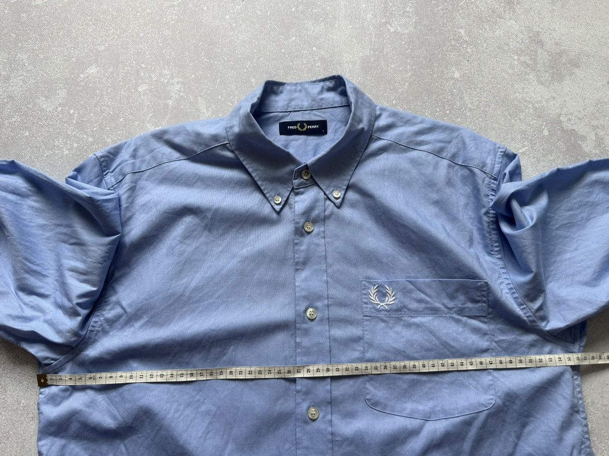 Fred Perry Fred Perry Checkered Button Down Long Sleeve Small Logo L Size US L / EU 52-54 / 3 - 6 Thumbnail