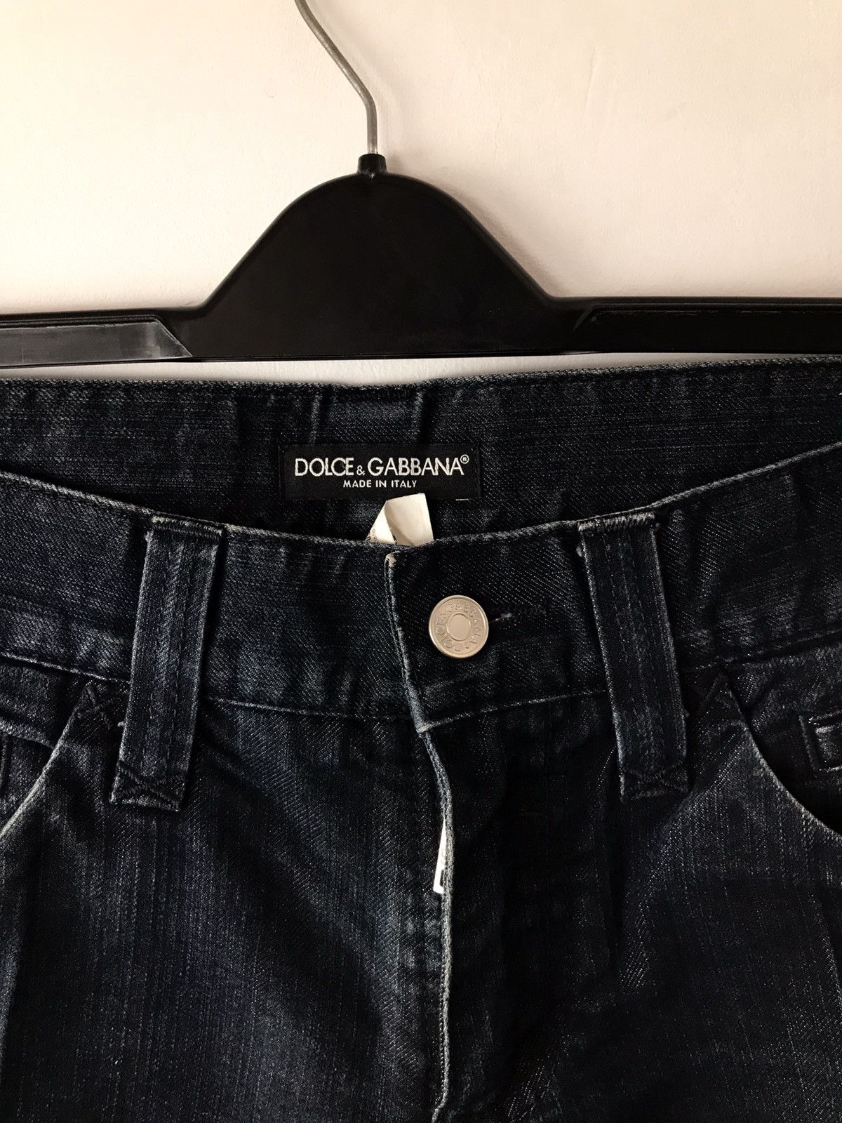 Dolce & Gabbana Dolce & Gabbana D&G Blue Striped Skinny,Wide Bottom Jeans Size 36" / US 14 / IT 50 - 10 Thumbnail