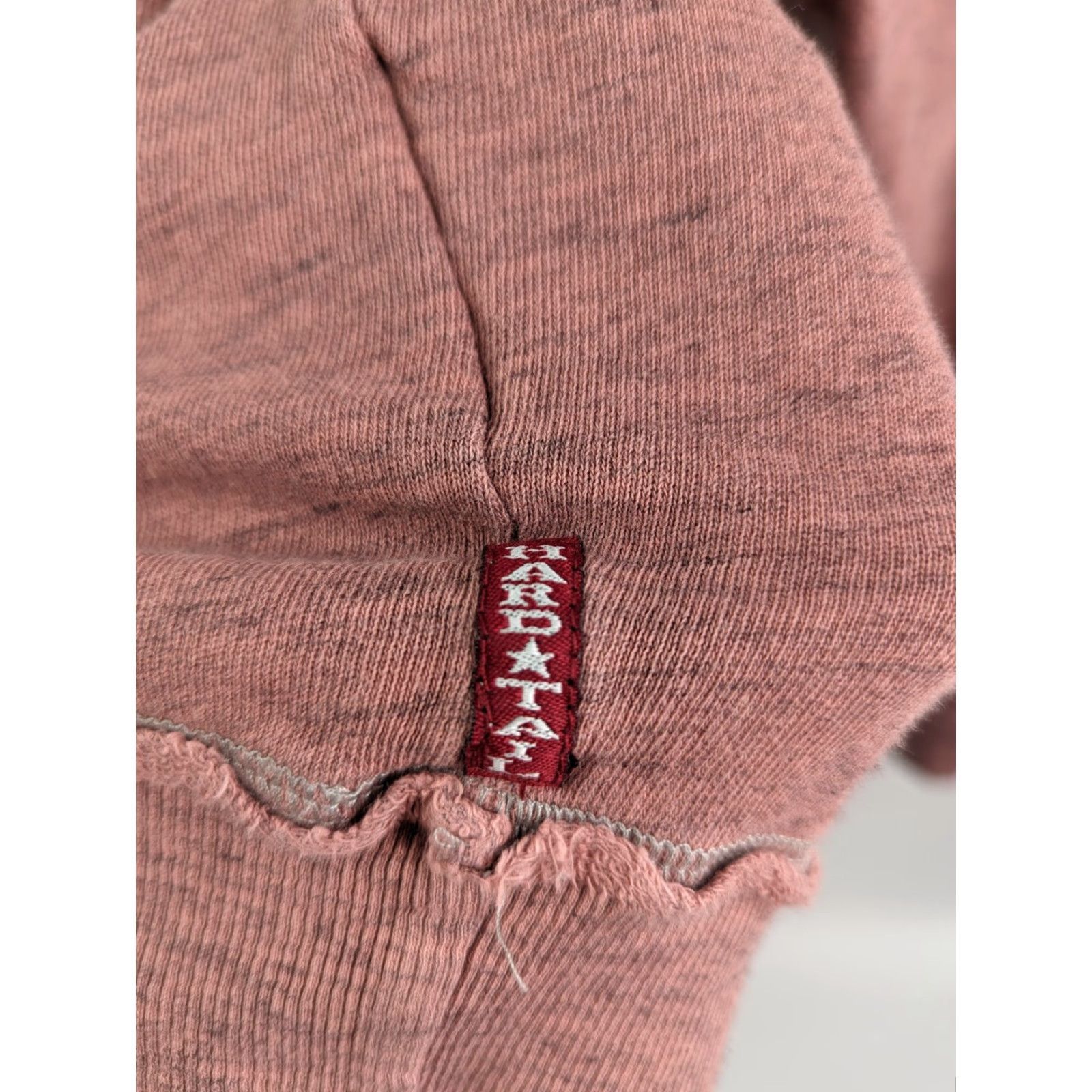 Hard Tail Hard Tail Sweatshirt Womens XS Slub Cross Front Pullover Boho Pink Coral Easy Sweatshirt Long Sleeve Size XS / US 0-2 / IT 36-38 - 5 Thumbnail