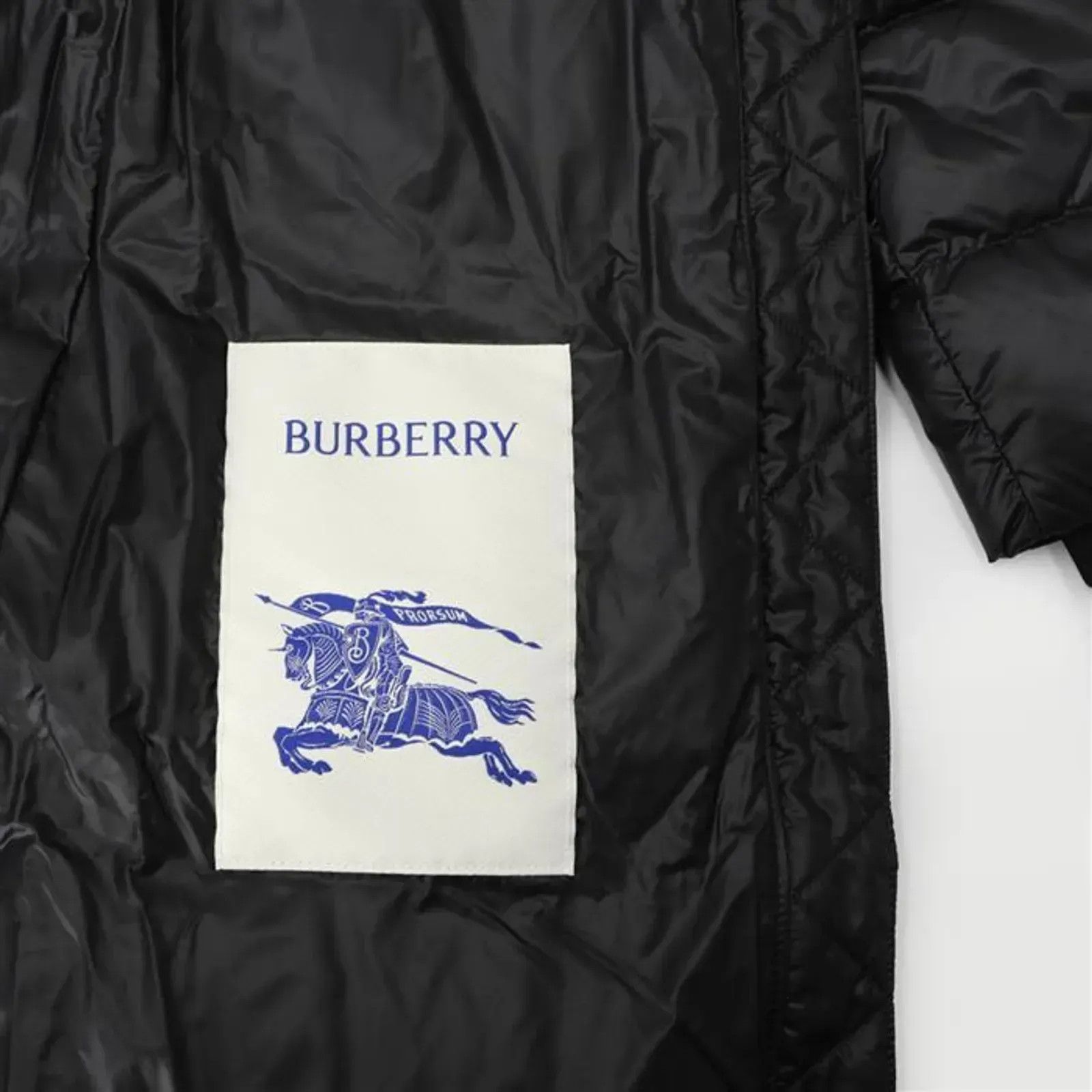 Burberry o1w1db10326 Long Padded Down Coat in Black Size XL / US 12-14 / IT 48-50 - 9 Thumbnail