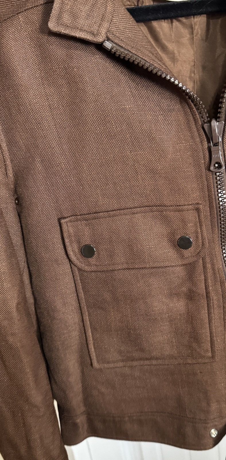 Courreges Courrèges Homme Paris Vintage Brown Jacket – Made in France Size US M / EU 48-50 / 2 - 16 Thumbnail
