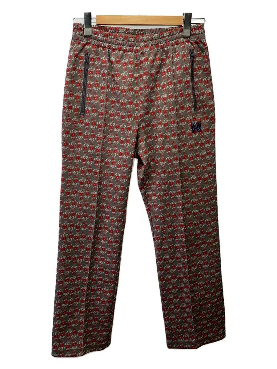 Needles Needles Poly Jacquard Flower Track Pant Grey Floral Size US 30 / EU 46 - 1 Thumbnail