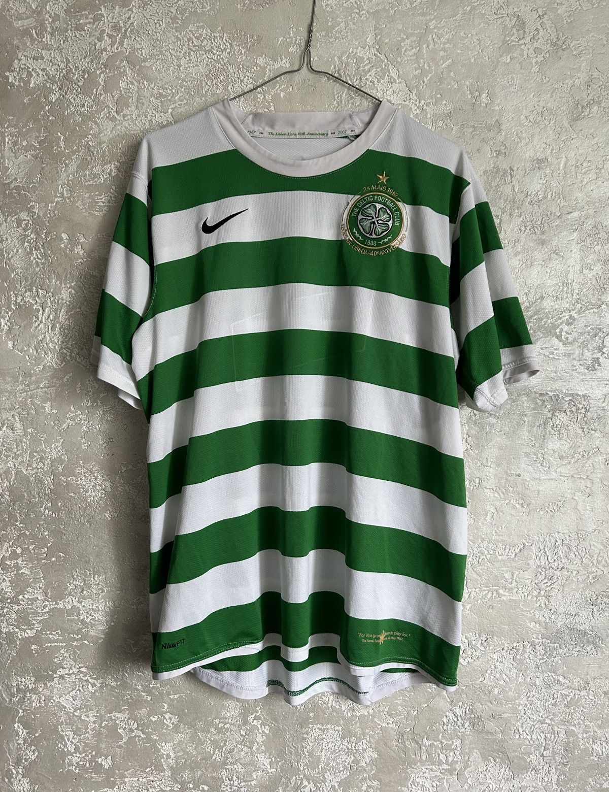 Nike 2007 Nike Celtic Vintage Soccer Jersey T-Shirt Tee Size US L / EU 52-54 / 3 - 1 Thumbnail