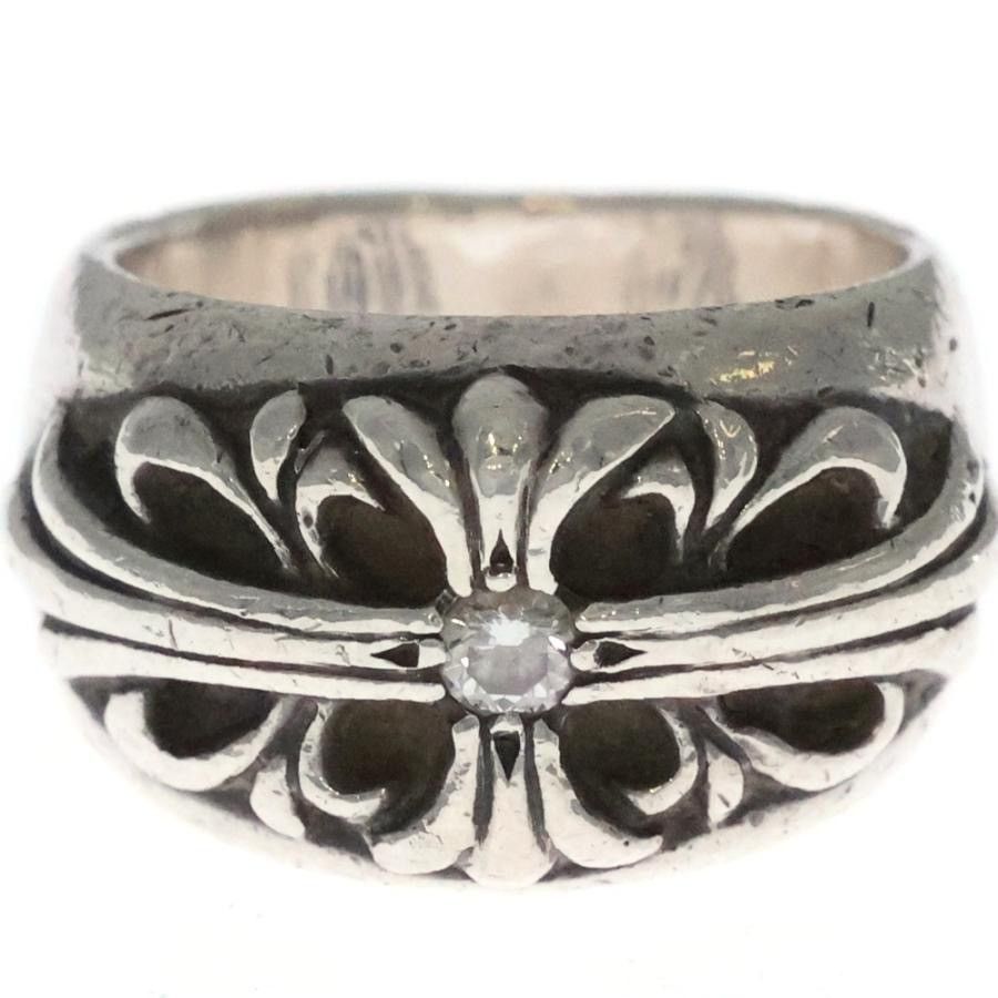 Chrome Hearts US6.5-7 Chrome Hearts Diamond Floral Corss ring 12.5 ytk Size ONE SIZE - 2 Thumbnail