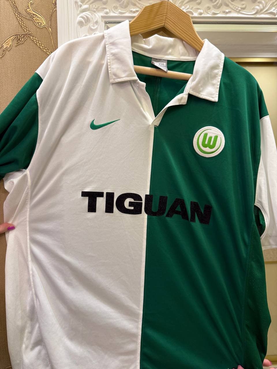 Nike Wolfsburg 2007-2008 Rare Tiguan Football Jersey Shirt Green Size US XXL / EU 58 / 5 - 2 Thumbnail