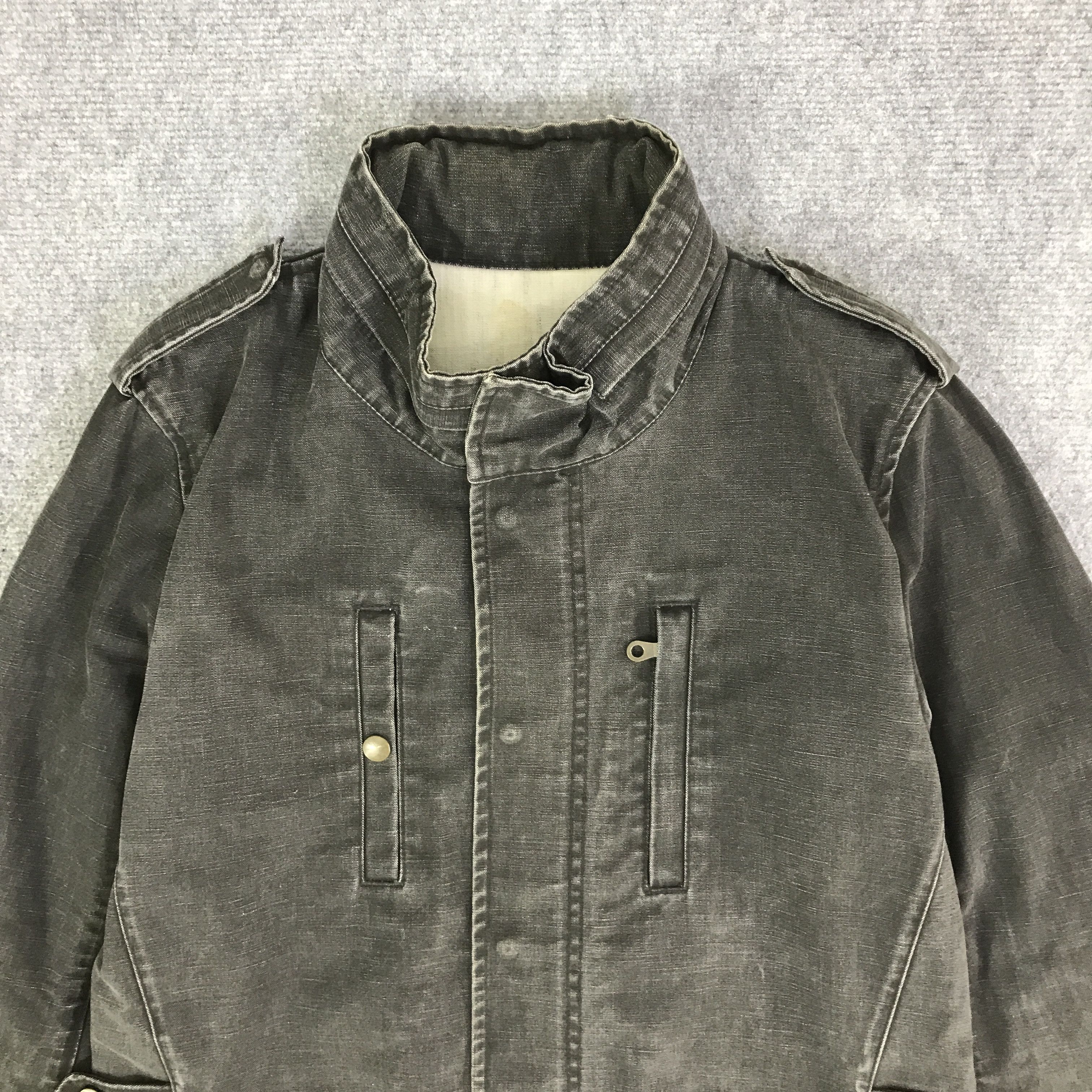 Boycott BOYCOTT BLACK FADED JACKET K105B18 Size US M / EU 48-50 / 2 - 2 Thumbnail