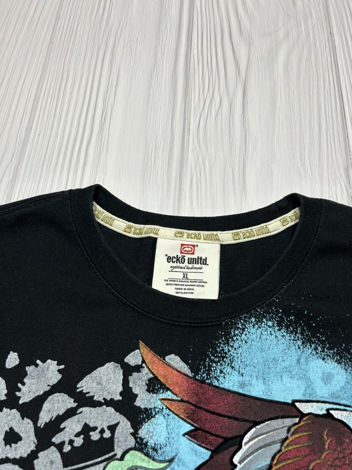 Ecko Unltd. × Vintage Vintage Ecko Unlimited Allprinted T-Shirt Crazy Size XL Size US XL / EU 56 / 4 - 12 Thumbnail