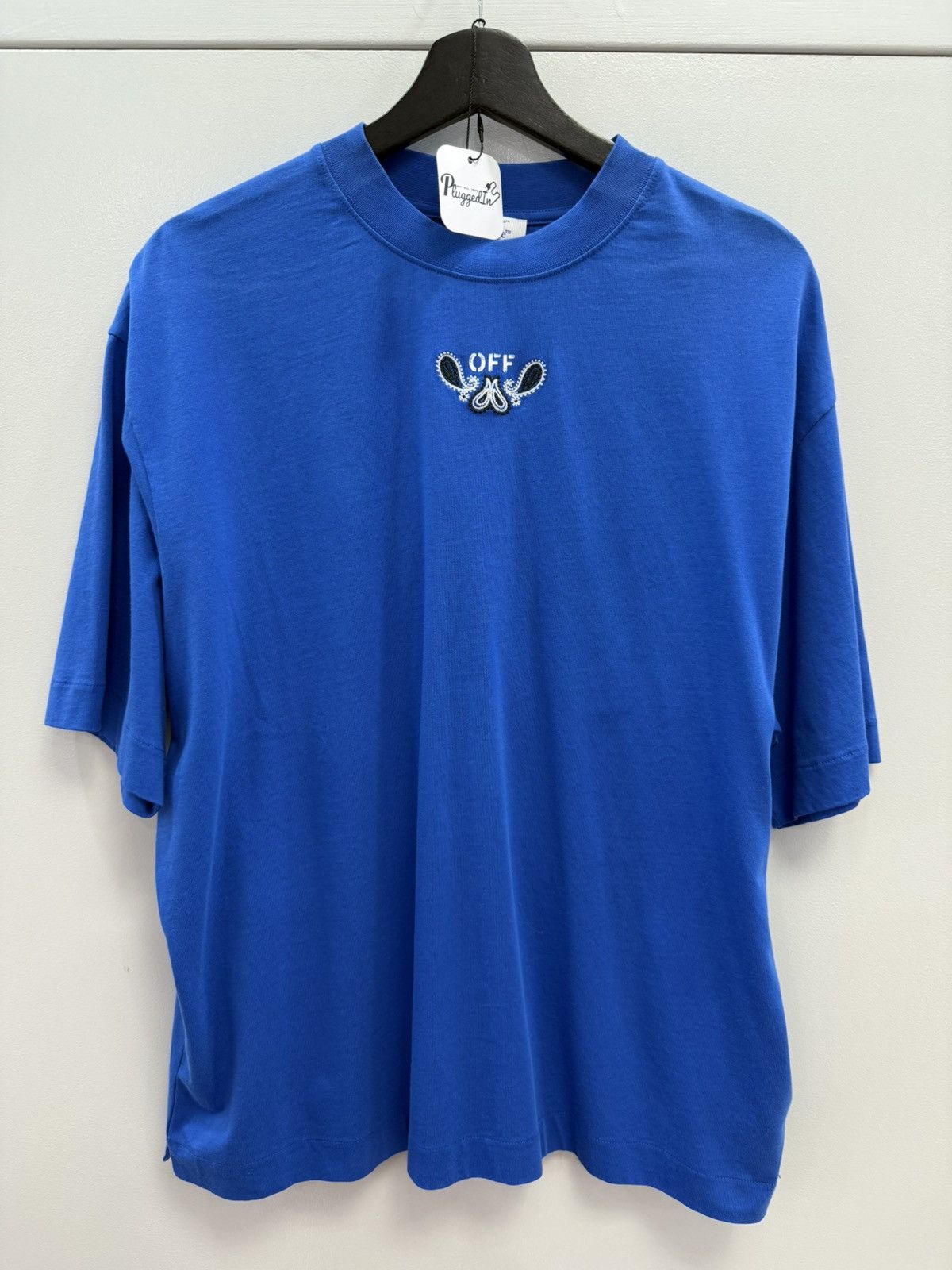 Off-White Off-White Blue Paisley Shirt Size US S / EU 44-46 / 1 - 1 Thumbnail