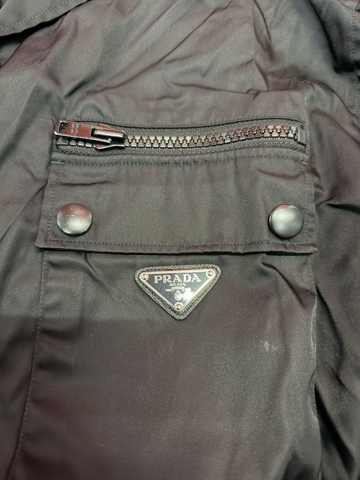 Prada PRADA MILITARY SHIRT Size US L / EU 52-54 / 3 - 3 Thumbnail