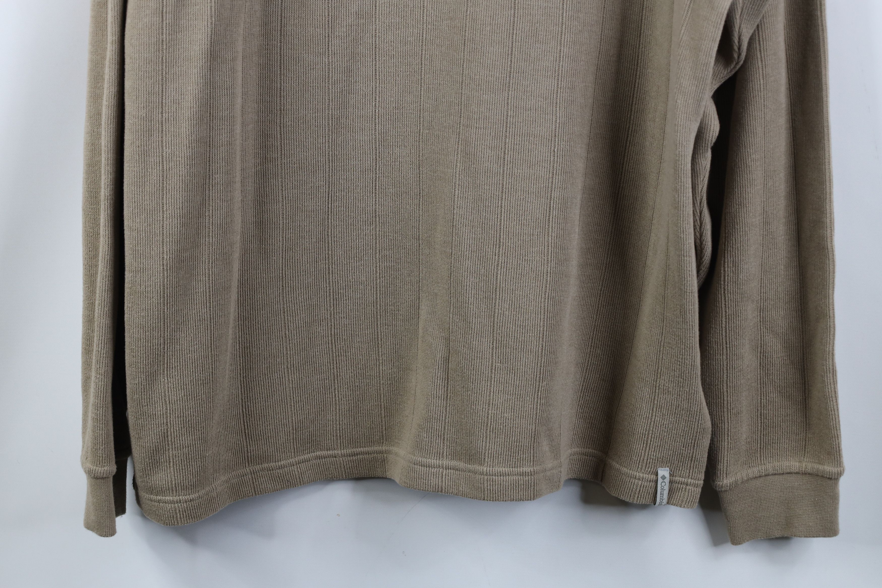 Columbia Vintage 90s Y2K Columbia Ribbed Knit Long Sleeve T-Shirt Size US M / EU 48-50 / 2 - 3 Thumbnail