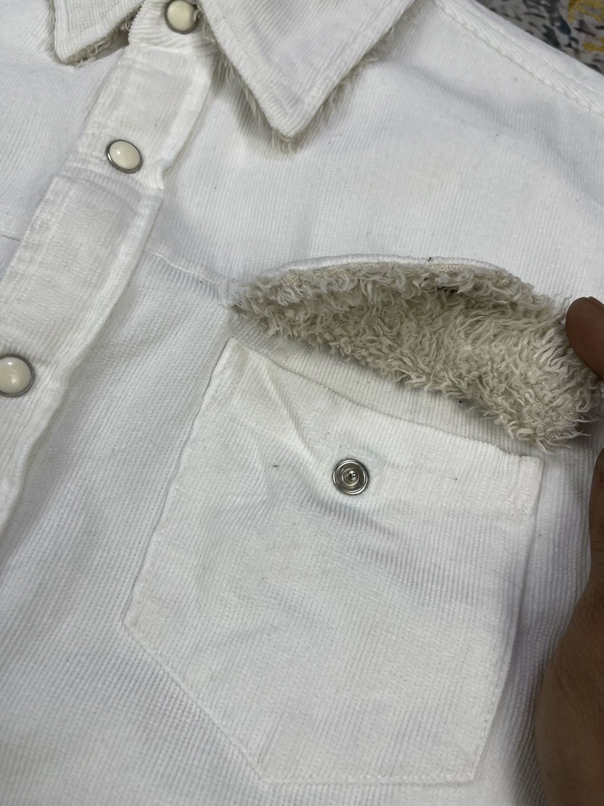 PPFM PPFM Soft Corduroy Sherpa Trim Western Shirt Size US M / EU 48-50 / 2 - 10 Thumbnail