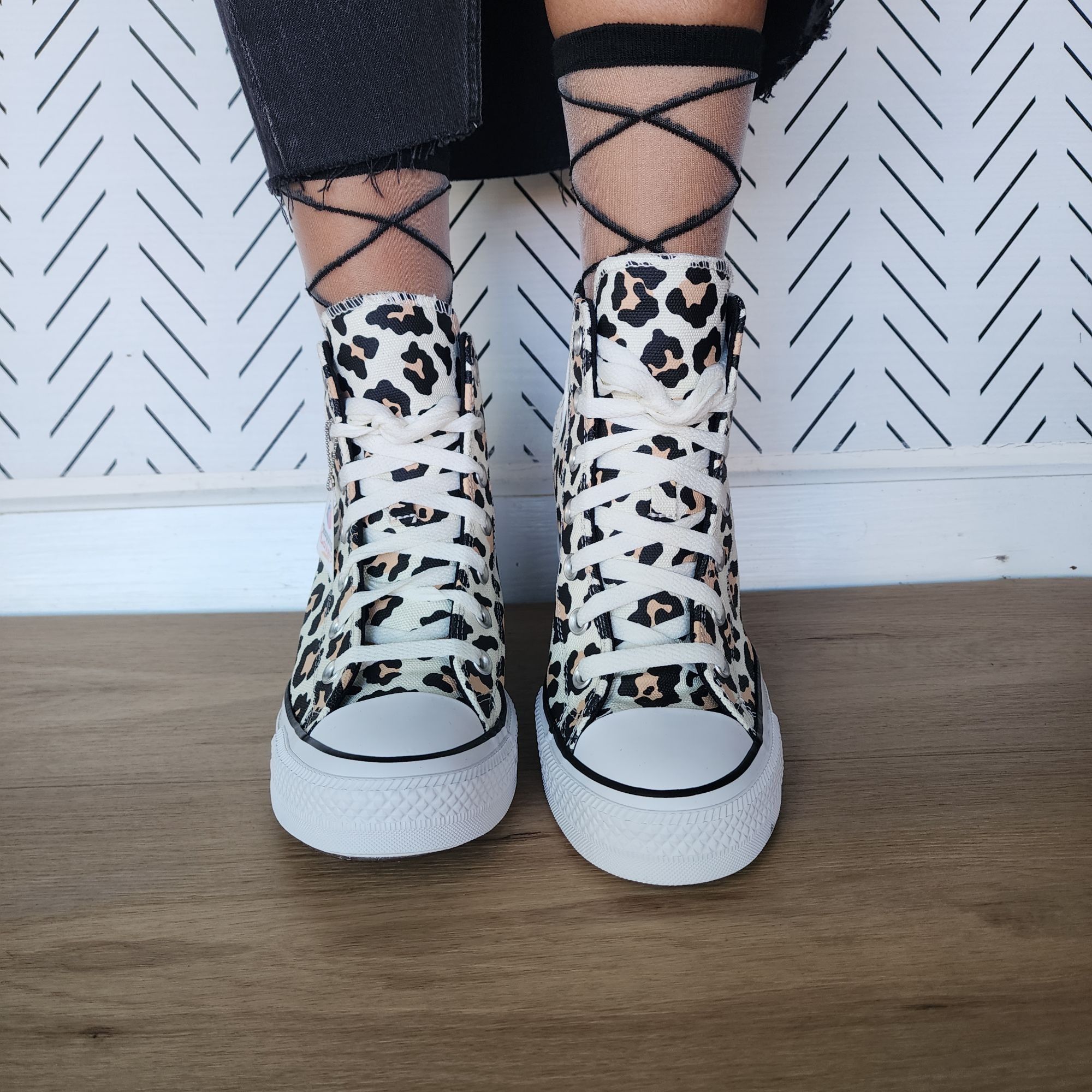 Converse ❤️Converse Chuck Taylor Wedge Platform Leopard Sz 10.5 Women Size US 10.5 / IT 40.5 - 5 Thumbnail