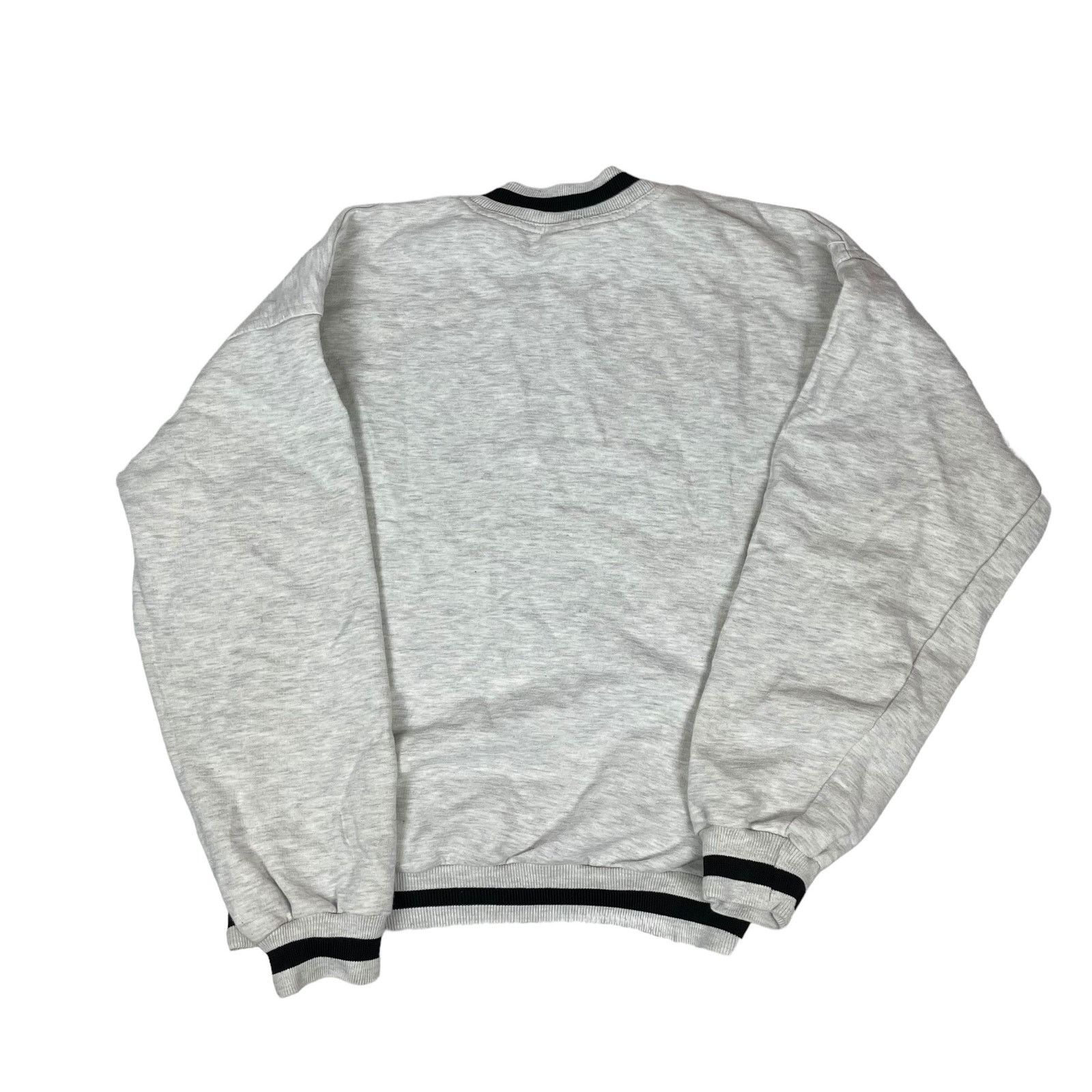 Puma × Vintage Puma Men's Heather Gray Cotton Pullover Sweatshirt Medium Size US M / EU 48-50 / 2 - 5 Thumbnail