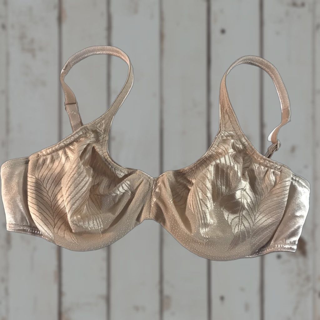 Vintage WARNER'S Push Up Bra 36C Beige Sheer Lace Women's Classic Size ONE SIZE - 1 Thumbnail