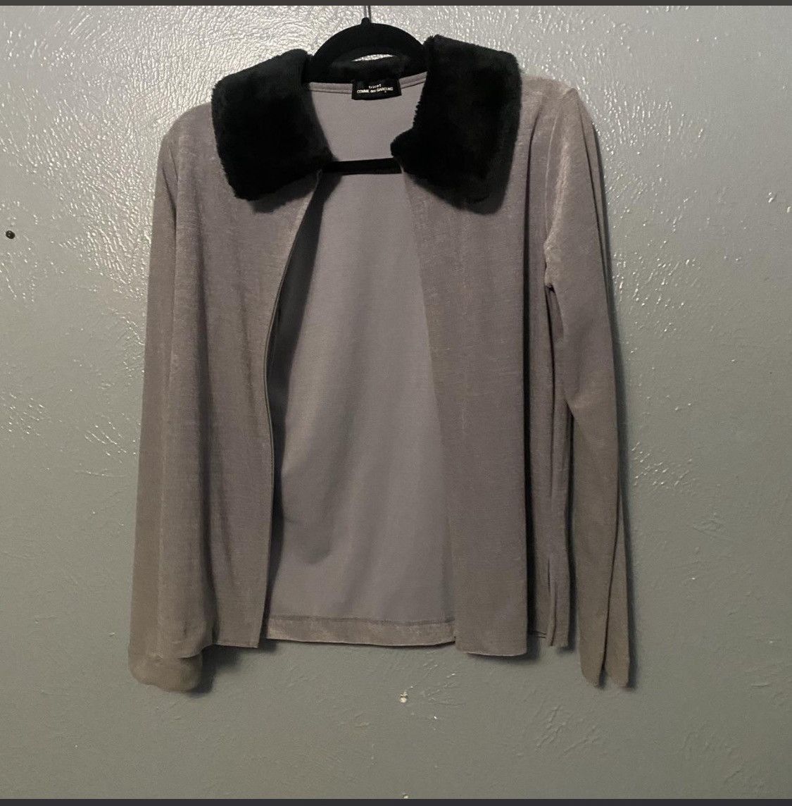 Comme des Garcons Comme des garcon tricot black fur zip up Size US S / EU 44-46 / 1 - 2 Thumbnail