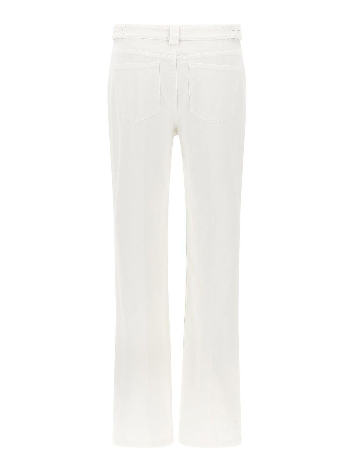 Chloe o1loc1c10326 Straight Jeans in White Size 28" / US 6 / IT 42 - 2 Thumbnail