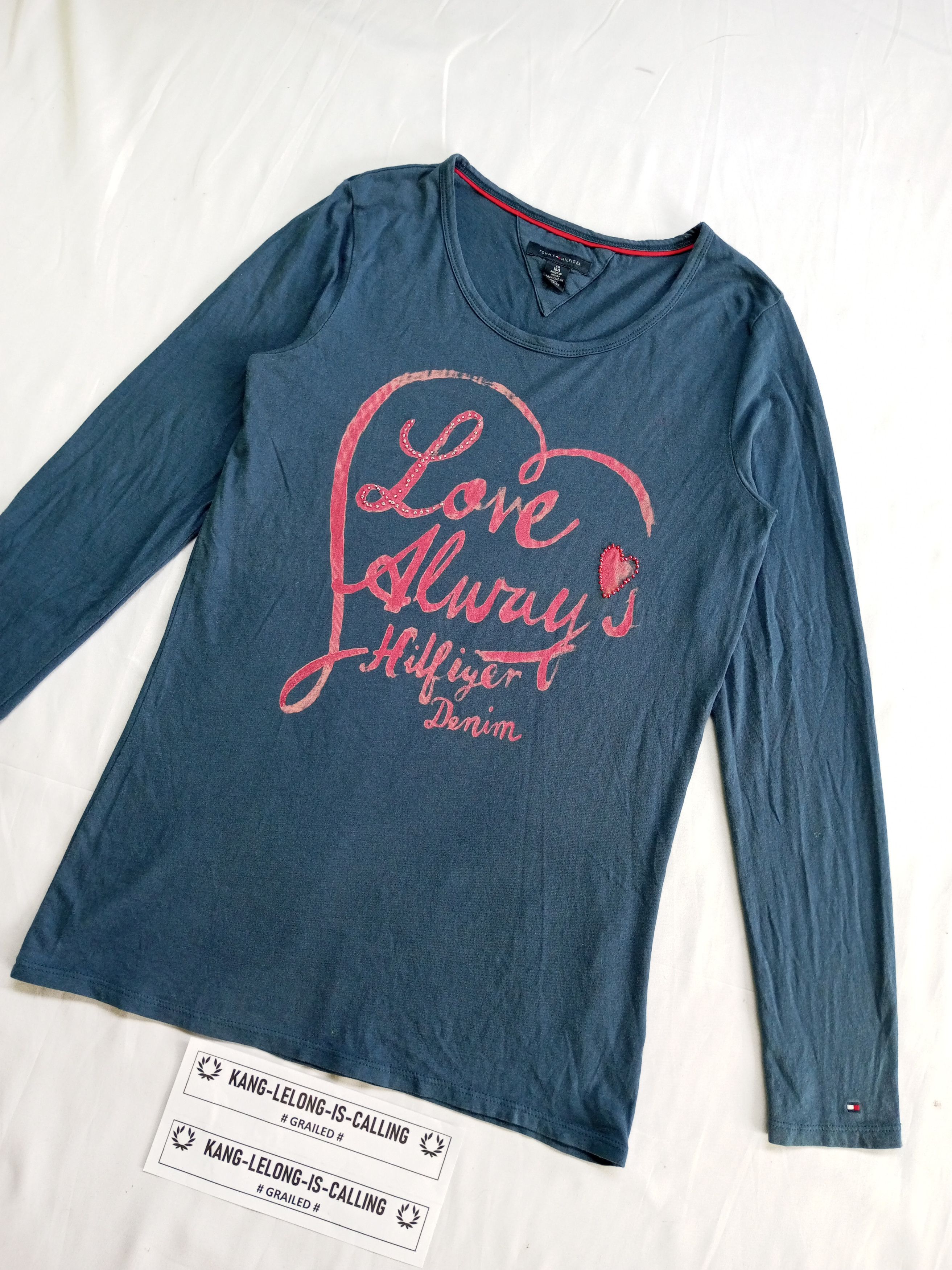 Tommy Hilfiger × Vintage Vintage Tommy Hilfiger Girl Tee Tommy Hilfiger Size US XS / EU 42 / 0 - 2 Thumbnail