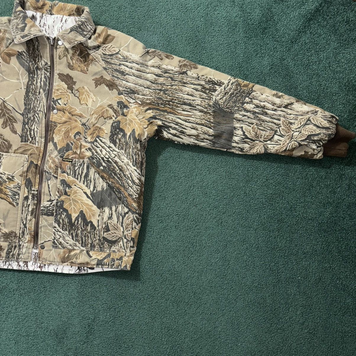 Supreme Supreme RealTree Reversible Quilted Work Jacket Snow Camo Size US S / EU 44-46 / 1 - 9 Thumbnail