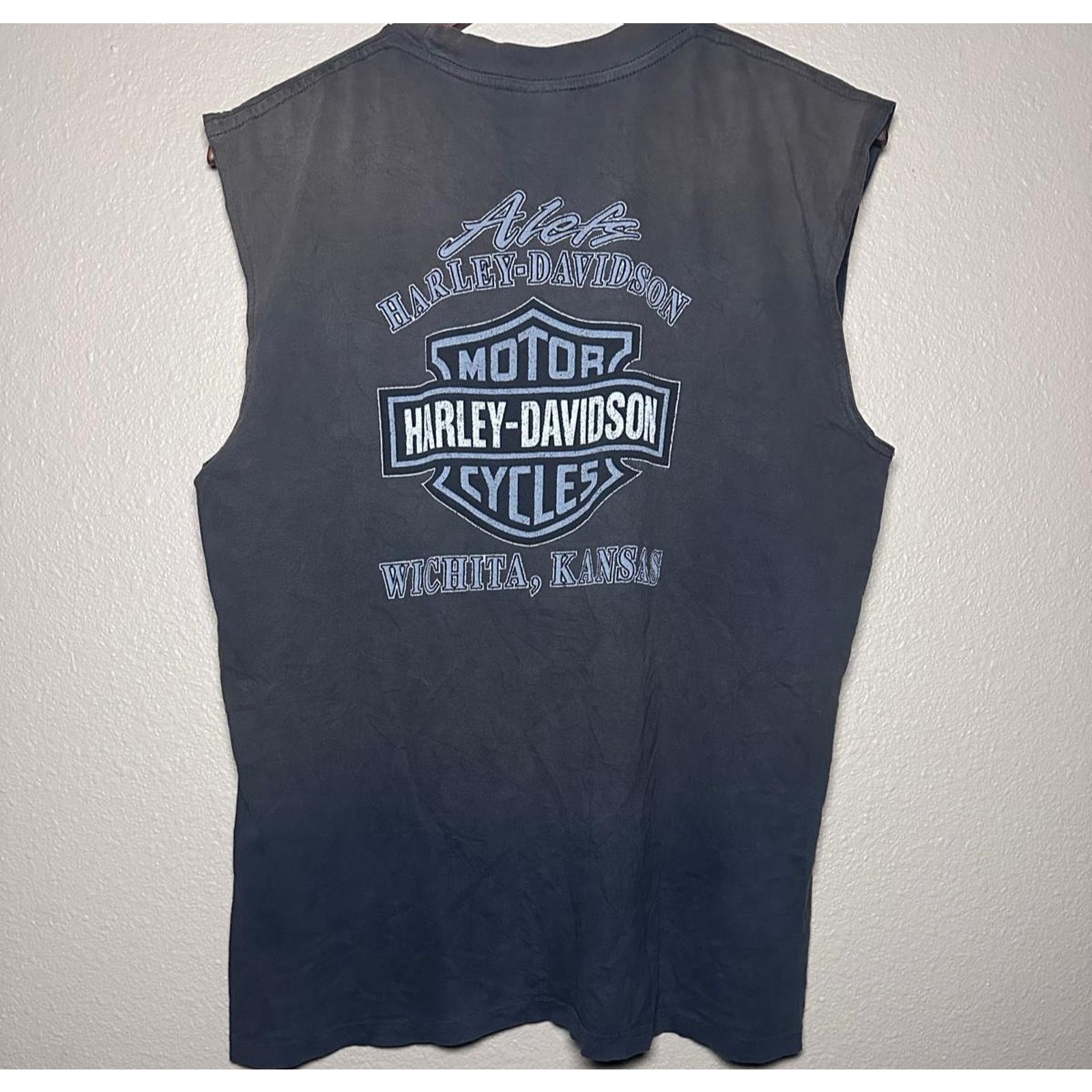 Harley Davidson 🦅 Harley-Davidson “Wichita Kansas Eagle Fade” – Size XL Size XL / US 12-14 / IT 48-50 - 1 Thumbnail