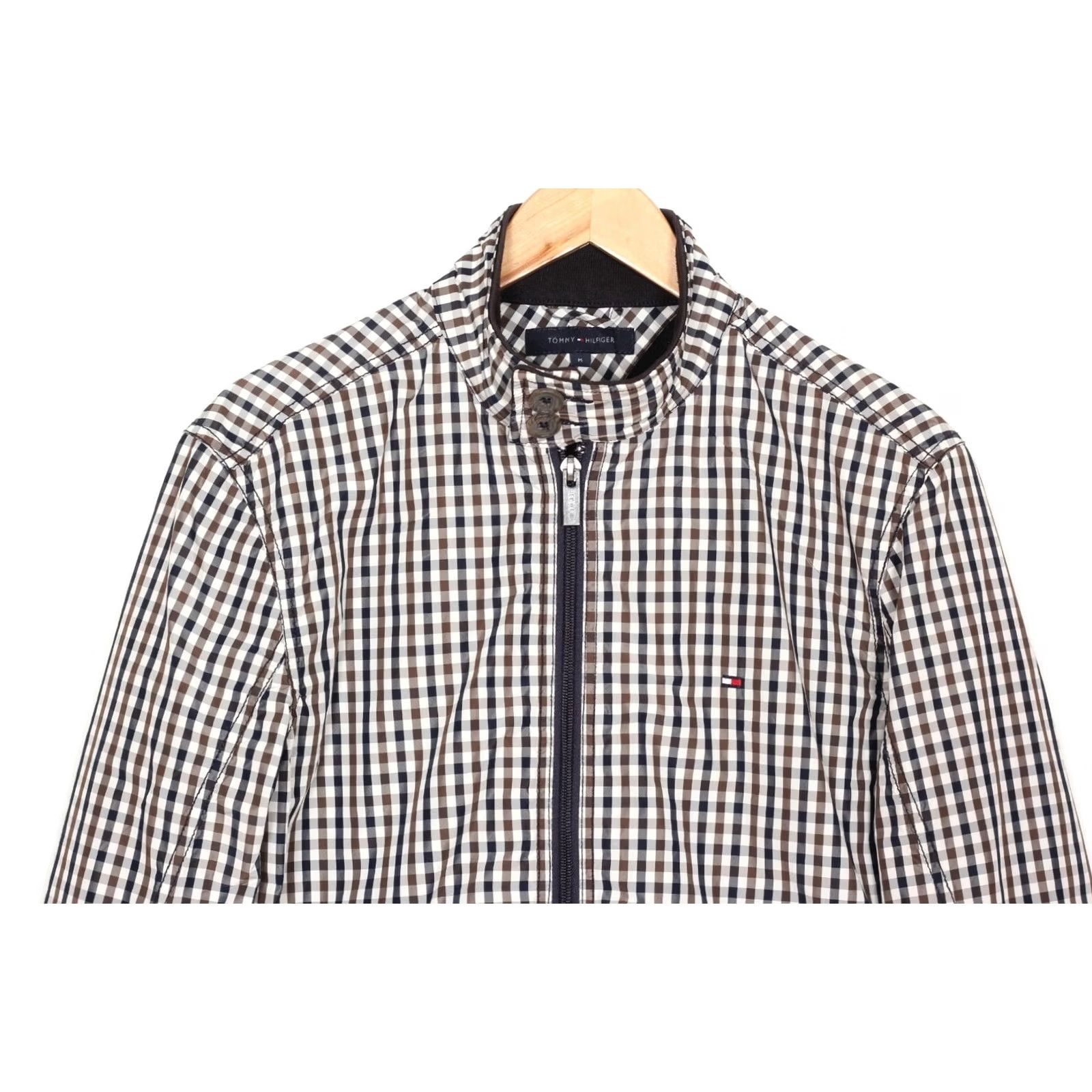 Tommy Hilfiger TOMMY HILFIGER Bomber Jacket Men M MJ5224 Jacket Mens Multicoloured Check Pattern 90s Style Size US M / EU 48-50 / 2 - 3 Thumbnail