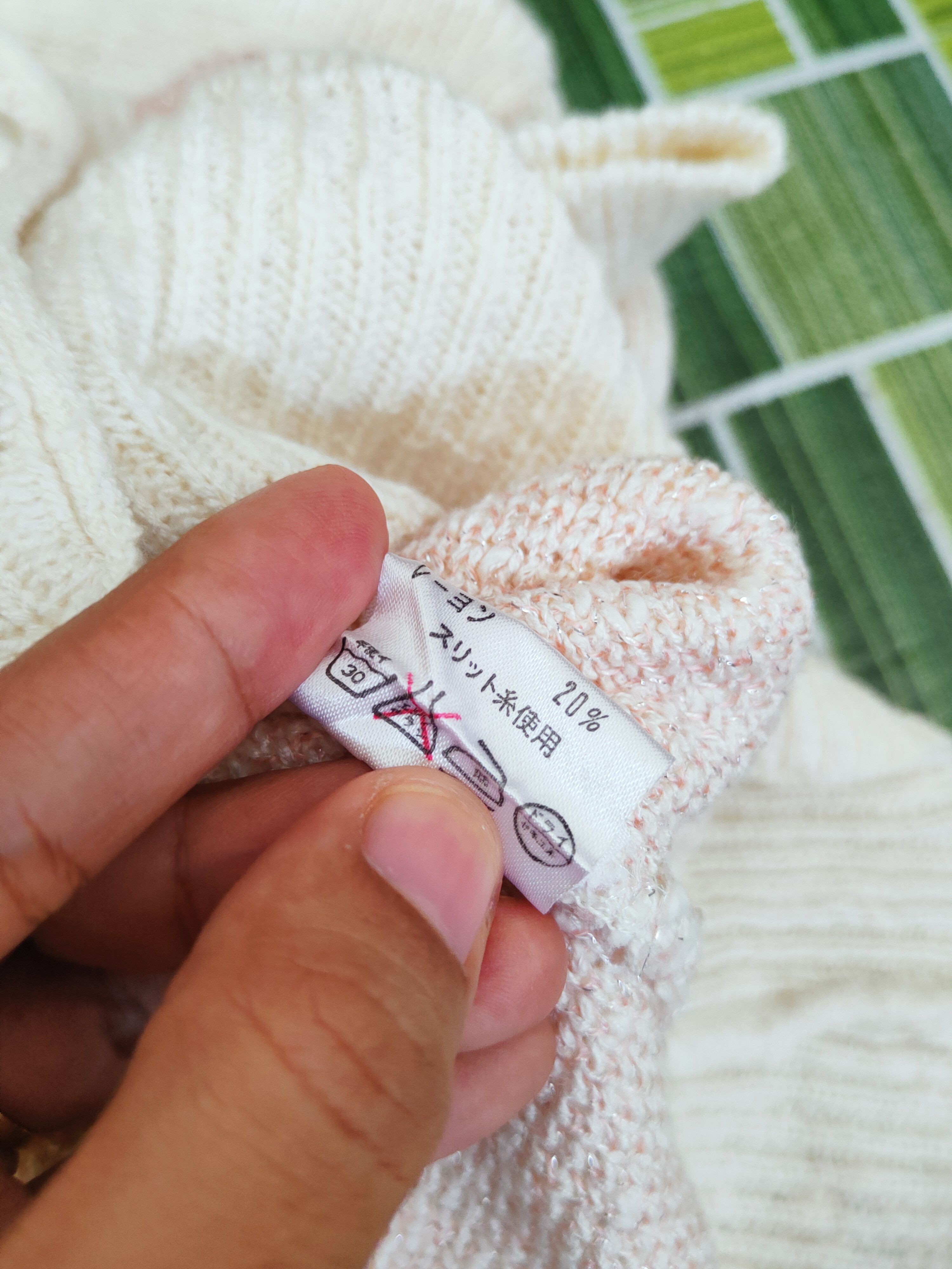 Homespun Knitwear × Japanese Brand Fashion and Village Cream Knitwear Cardigan #W832 Size M / US 6-8 / IT 42-44 - 10 Thumbnail