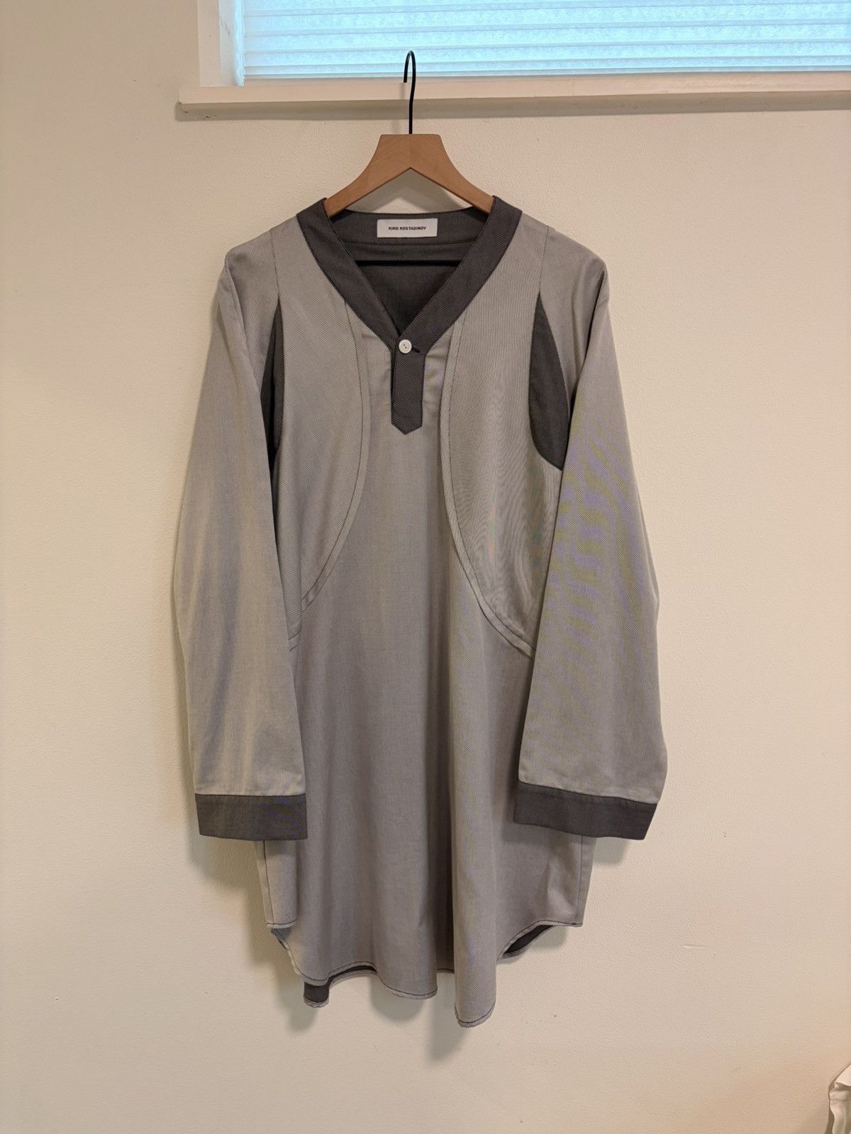 Kiko Kostadinov Kiko Kostadinov fw19 Midnight Stripe Goff long shirt Size US S / EU 44-46 / 1 - 2 Thumbnail