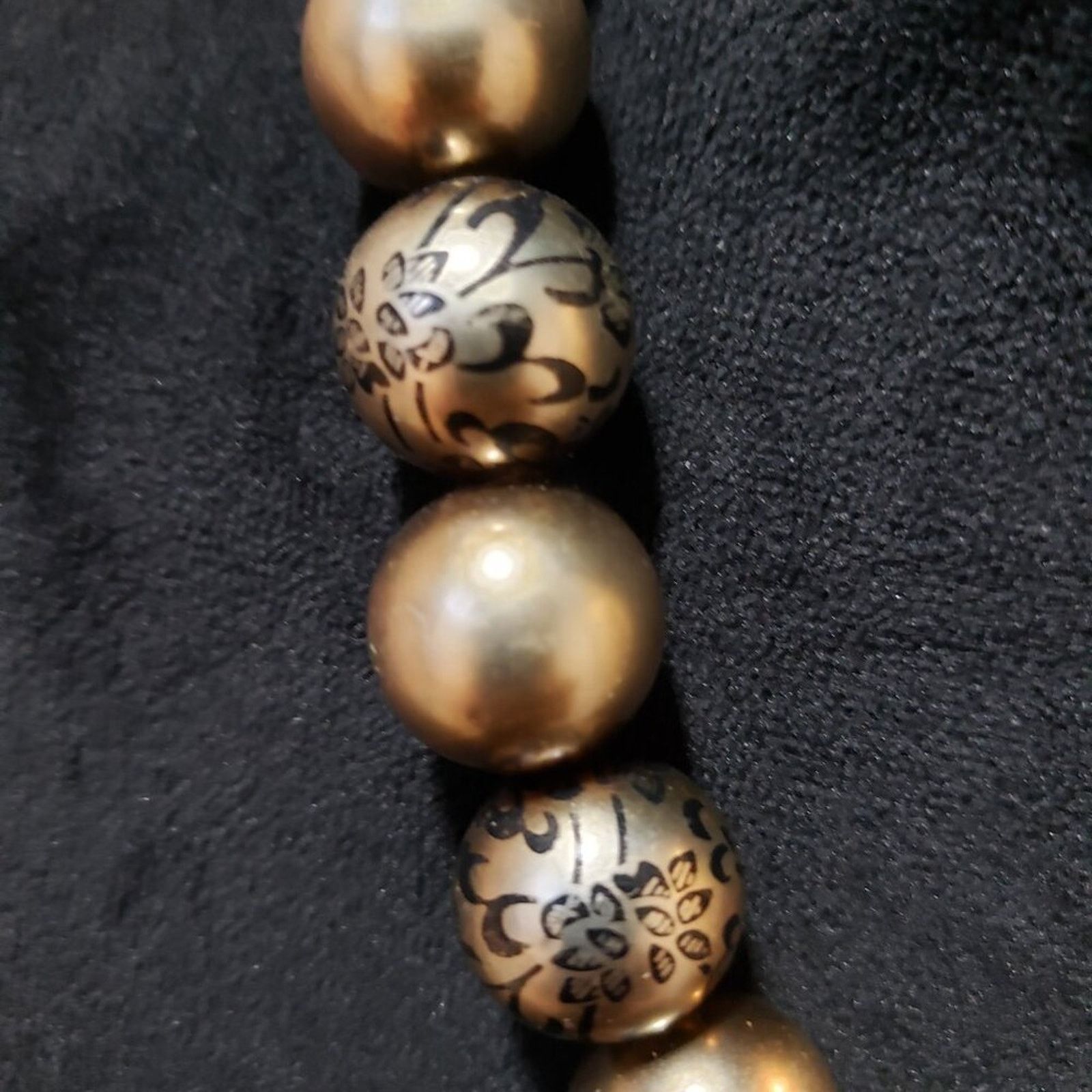Vintage Vintage Womens Fashion Napier Golden Ball Runway Necklace Size ONE SIZE - 5 Thumbnail