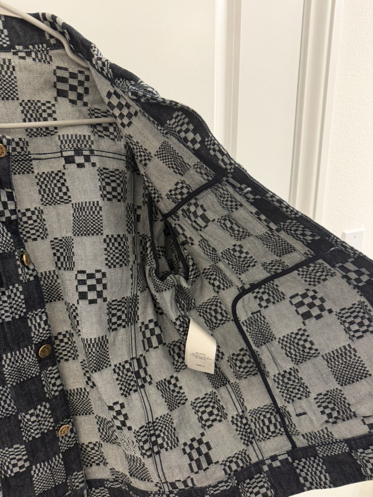 Louis Vuitton Louis Vuitton Damien Distorted Denim Jacket Size US M / EU 48-50 / 2 - 4 Thumbnail
