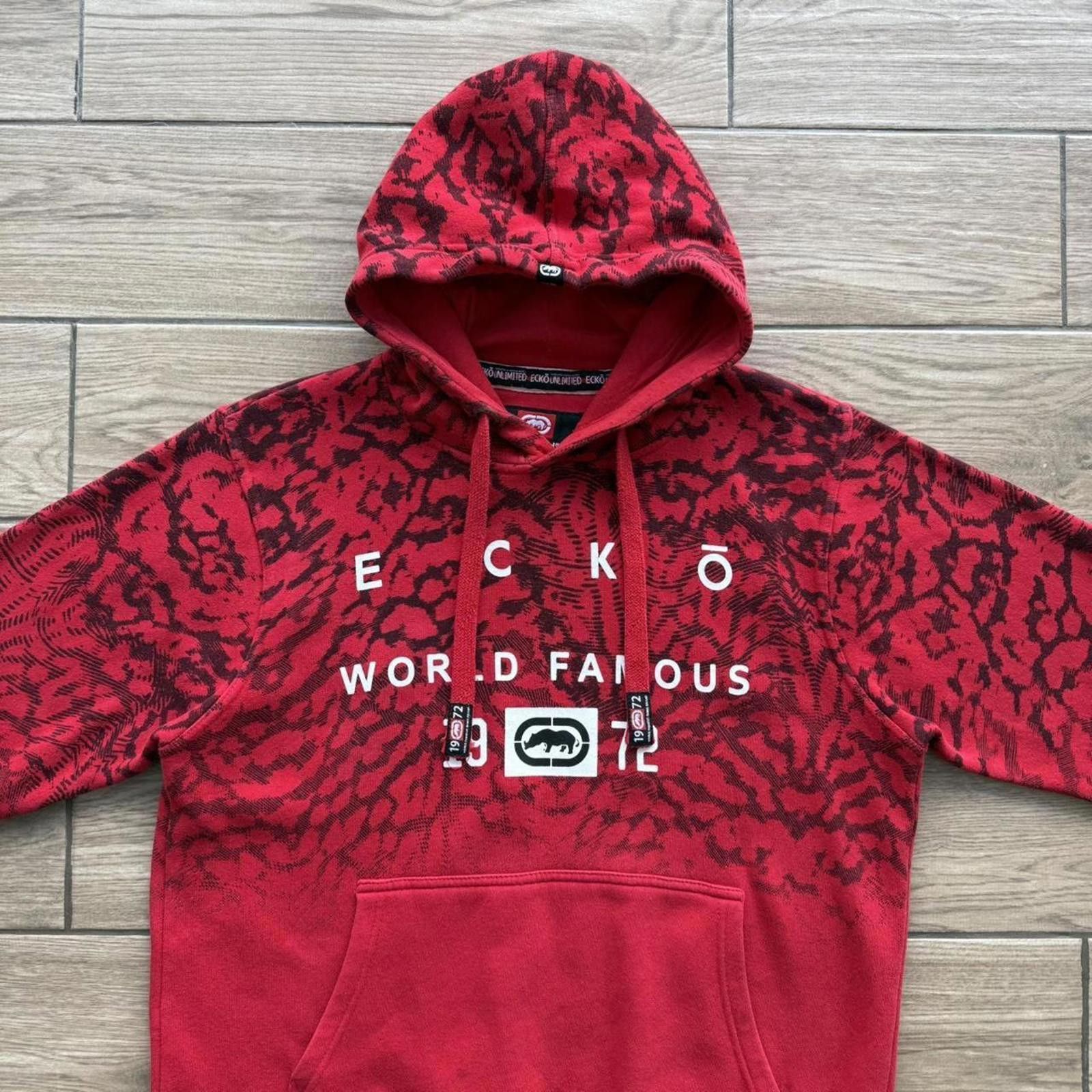 Ecko Unltd. Y2K Ecko Unltd. Red Hoodie Jacket Size US L / EU 52-54 / 3 - 6 Thumbnail