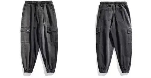 Japanese Brand 21SS Indigo Union Japan Black Denim Faded Jogger Pants Size US 30 / EU 46 - 2 Thumbnail