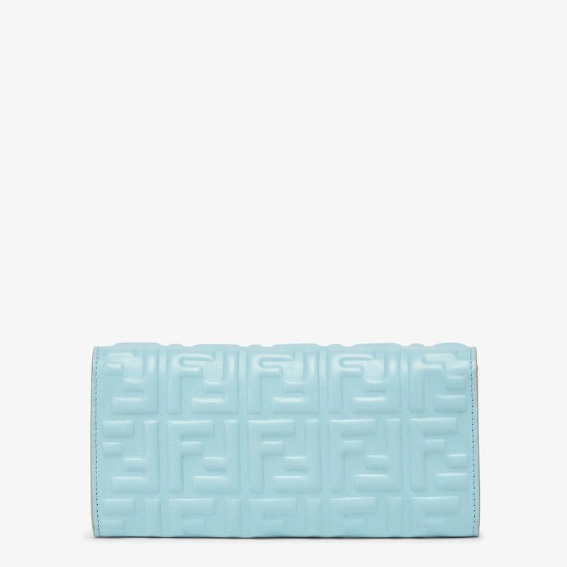 Fendi o1s1wg111225 Size: OS/Continental Wallet With Chain in Blue Size ONE SIZE - 2 Thumbnail