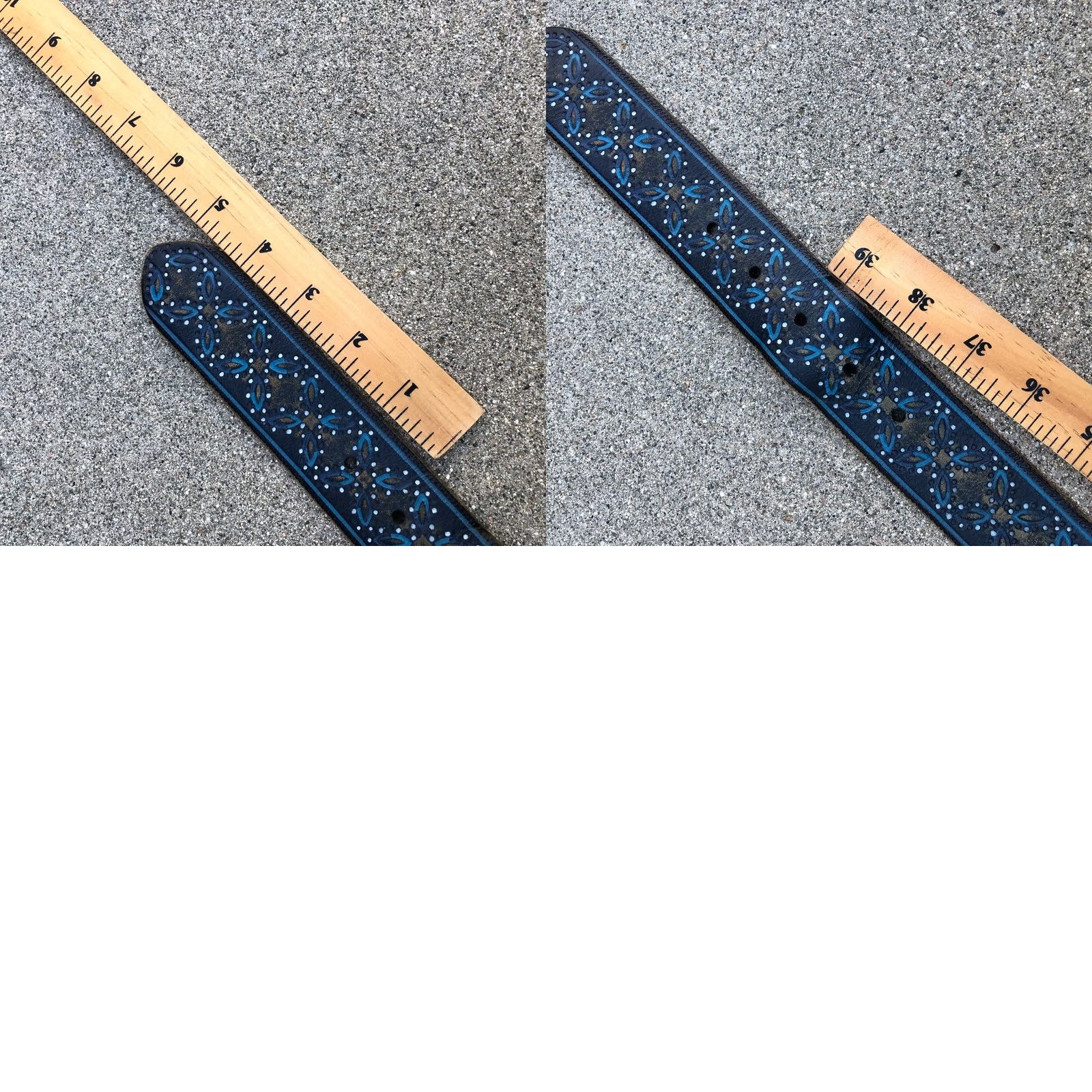 Lucky Brand LUCKY BRAND Belt Women's XL Blue Leather Waist Length: 45" Size ONE SIZE - 9 Thumbnail