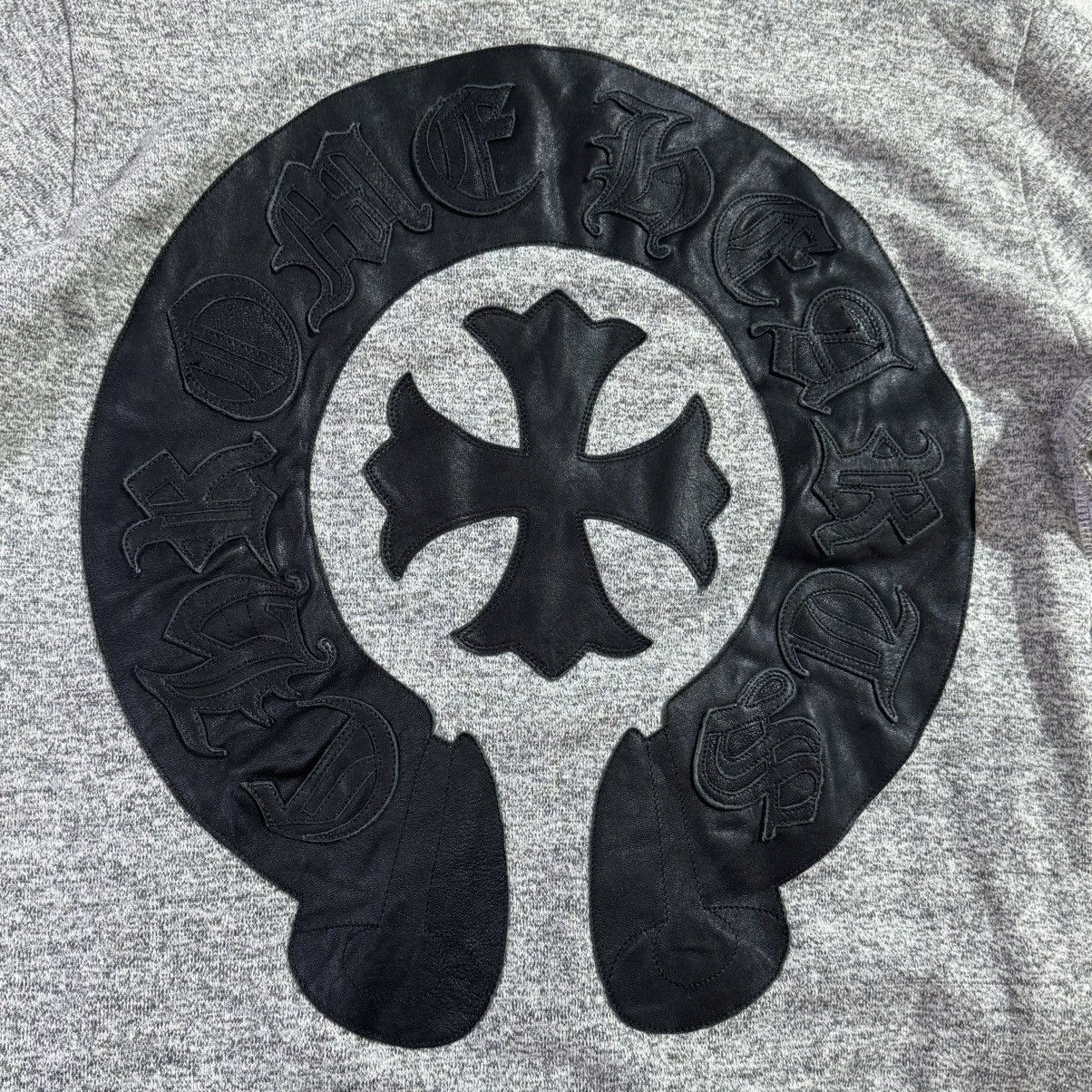 Chrome Hearts Chrome Hearts Horse Shoe Leather Zip Up Hoodie Size US S / EU 44-46 / 1 - 3 Thumbnail